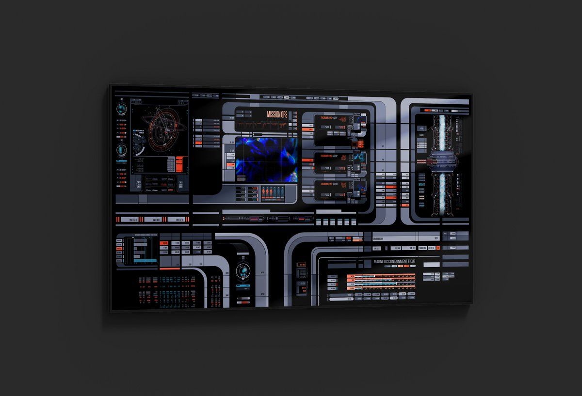 1200x817 New Wallpaper This is based off an early concept the awesome did for season 2 of Picard where tricorders would sync to the ops bridge station on an away mission! Download