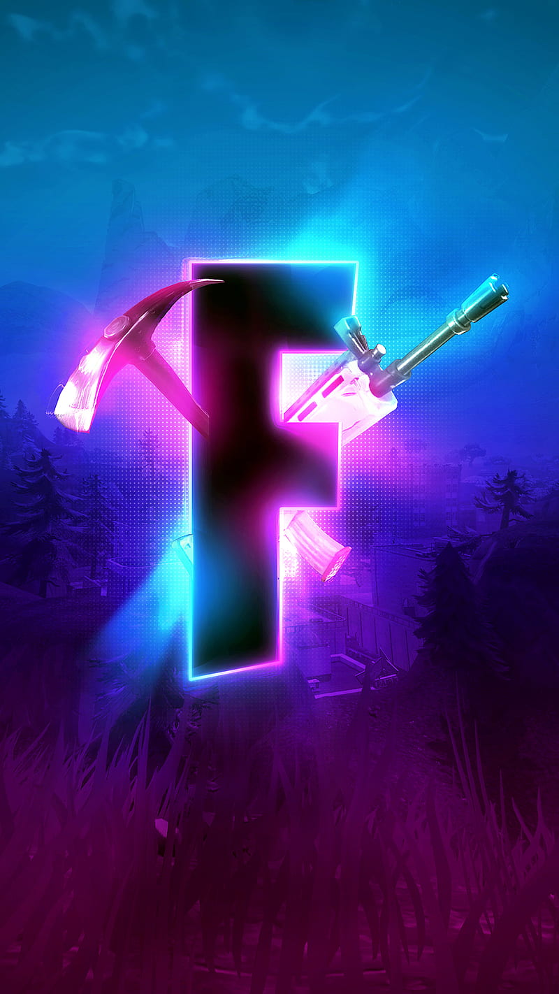 800x1422 Fortnite, logo, games, HD phone wallpaper