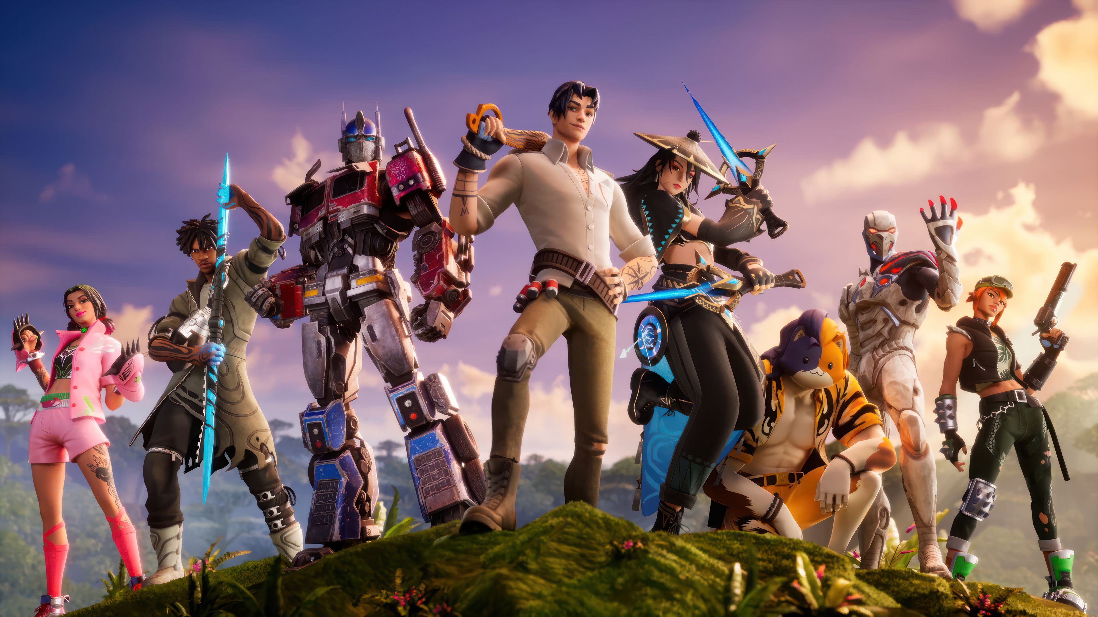 3840x2160 Fortnite Wallpaper 4K, Jungle, Battle royale games