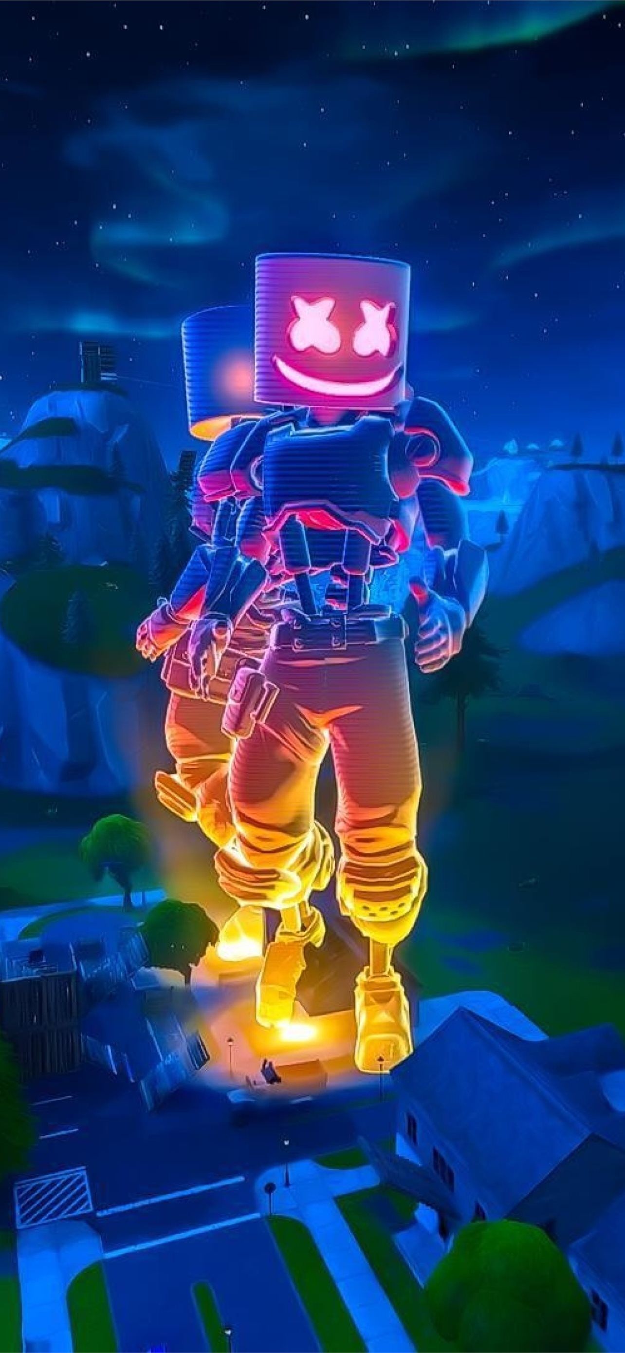 1284x2778 marshmello skin fortnite iPhone Wallpaper Free Download