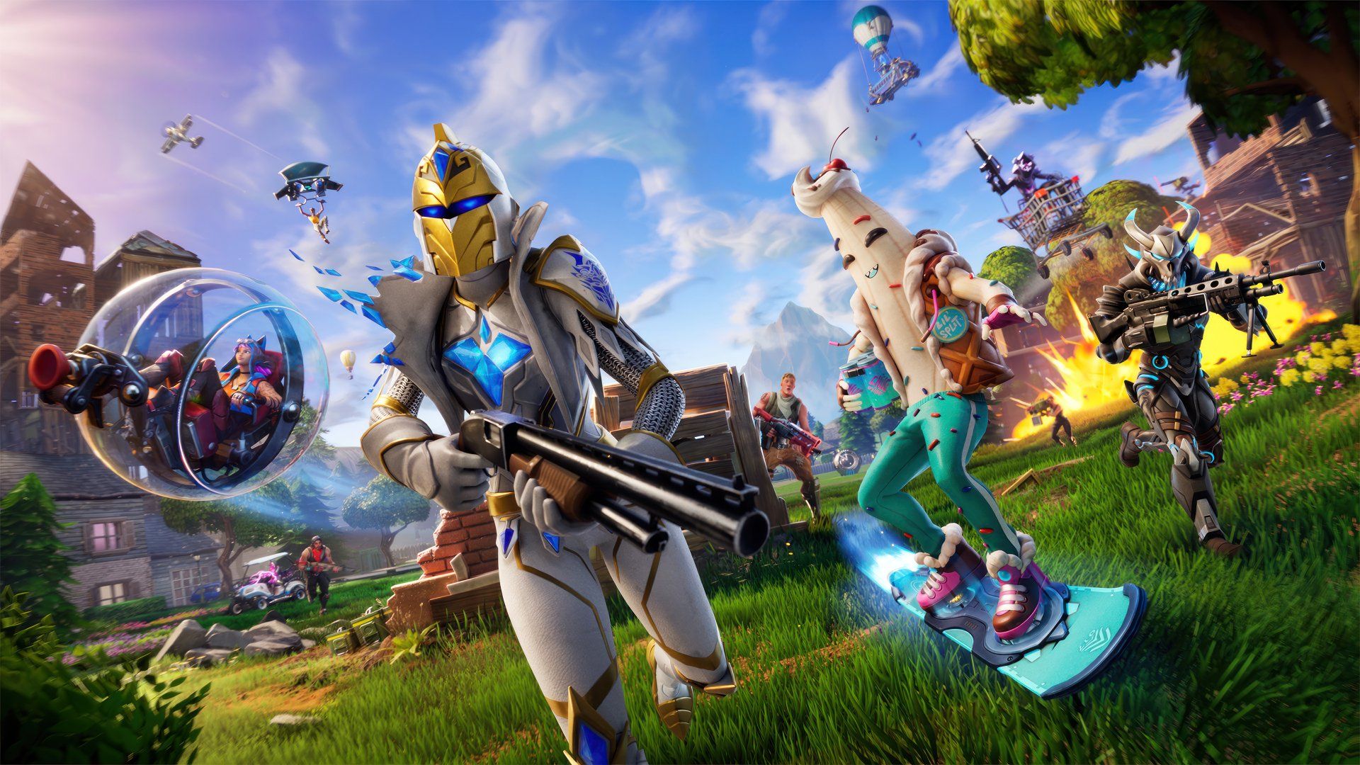 1920x1080 Fortnite Battle Royale Action HD Desktop Wallpaper