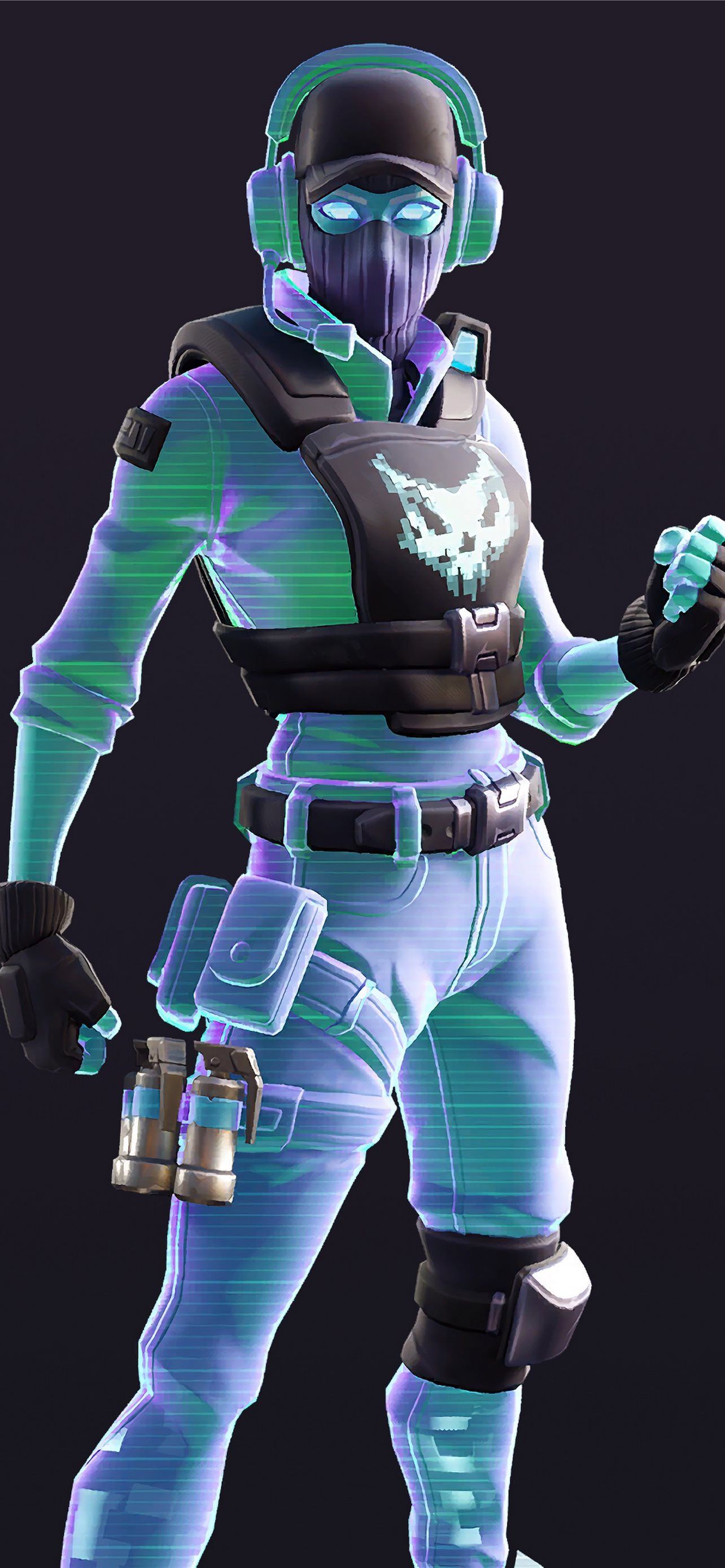 1284x2778 galaxy skin fortnite iPhone Wallpaper Free Download