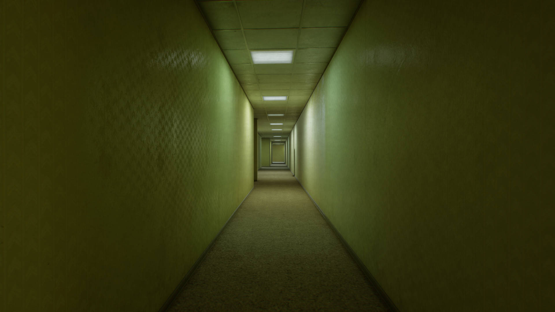 1920x1080 Download Exploring The Backrooms Wallpaper