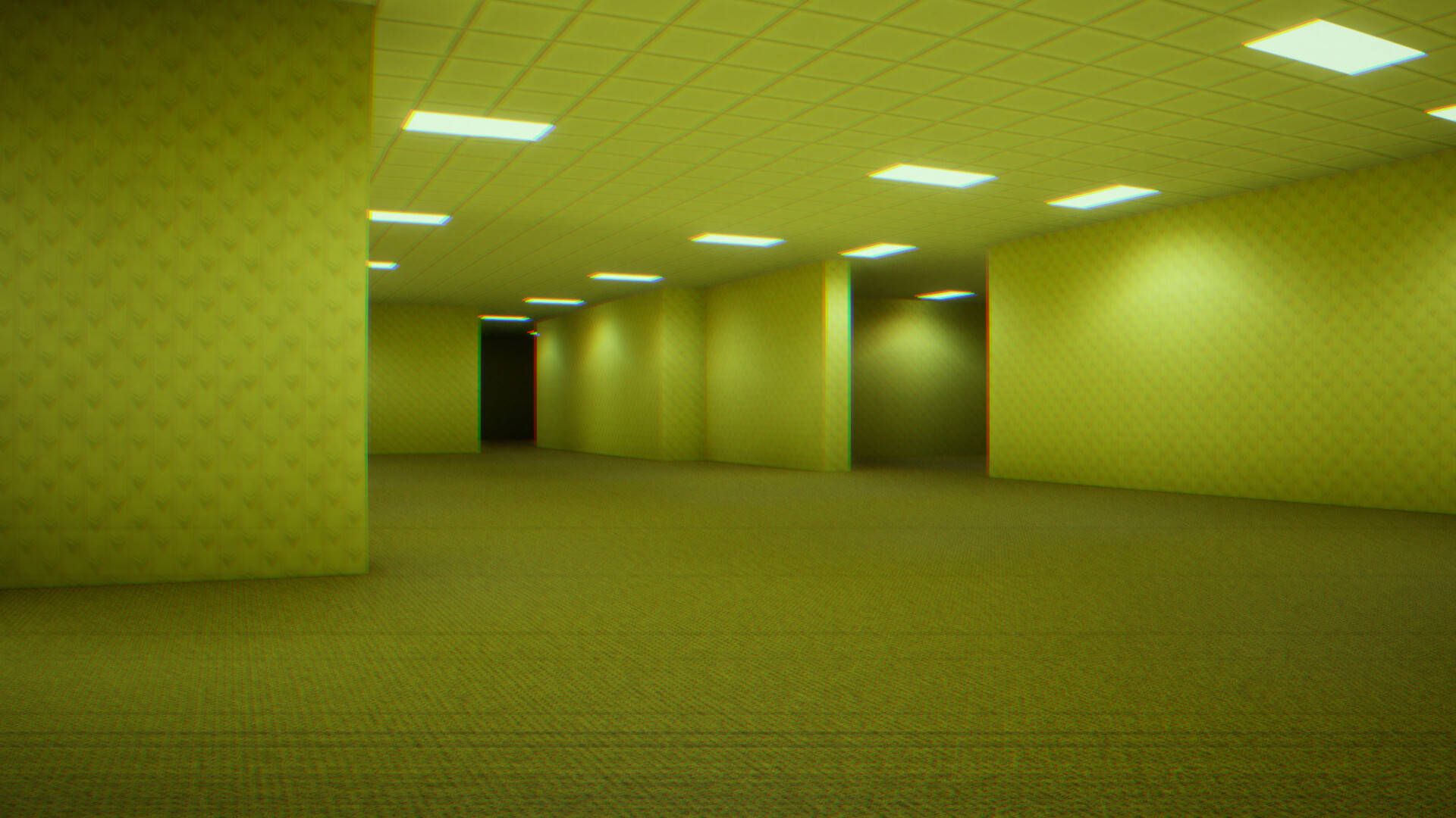 1920x1080 Download Mysterious Passage in the Backrooms' World Wallpaper
