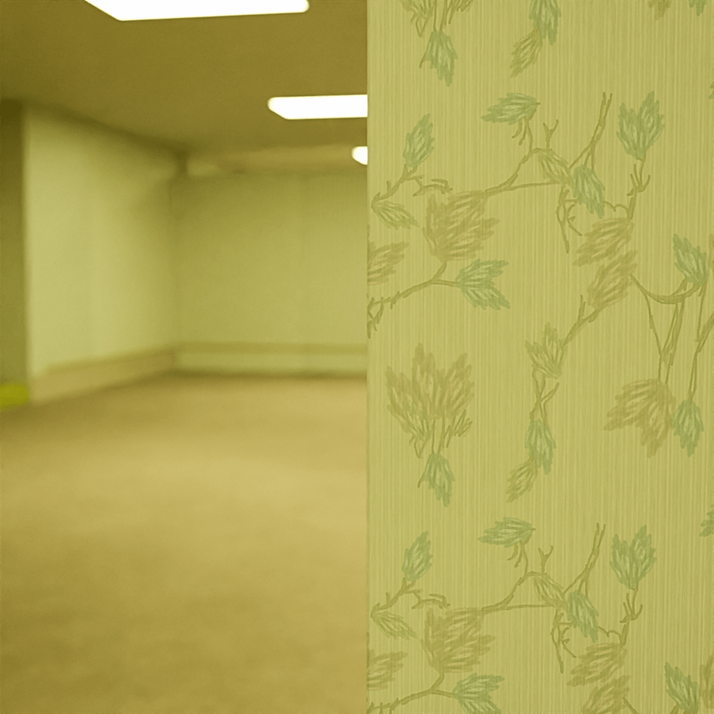 1440x1440 Hey look! Backrooms! (based on a dream I had)