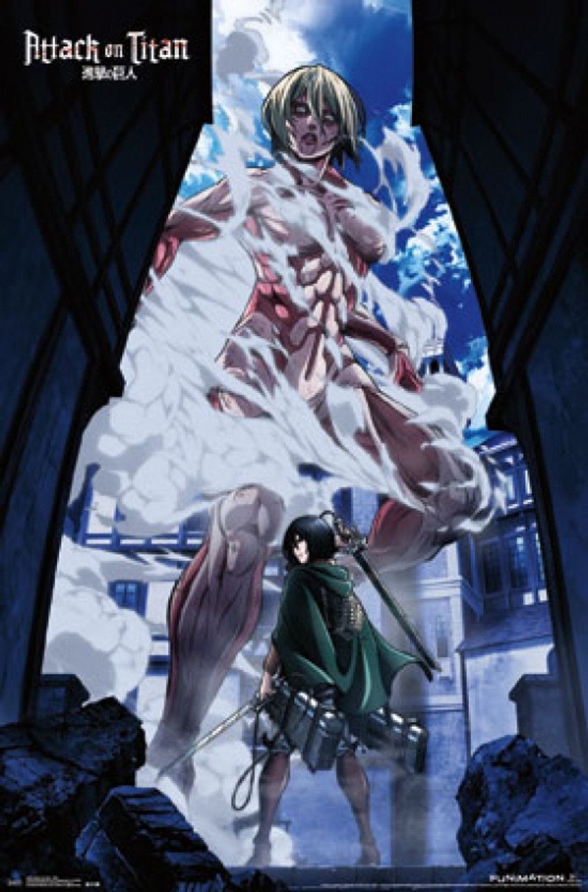 844x1280 Attack On Titan Poster Print # VARTIARP14346