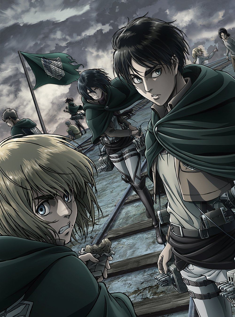 1000x1350 Attack On Titan Season 2 Vol.1 Limited Edition 2 Blu Ray Booklet PCXG 50601 NEW