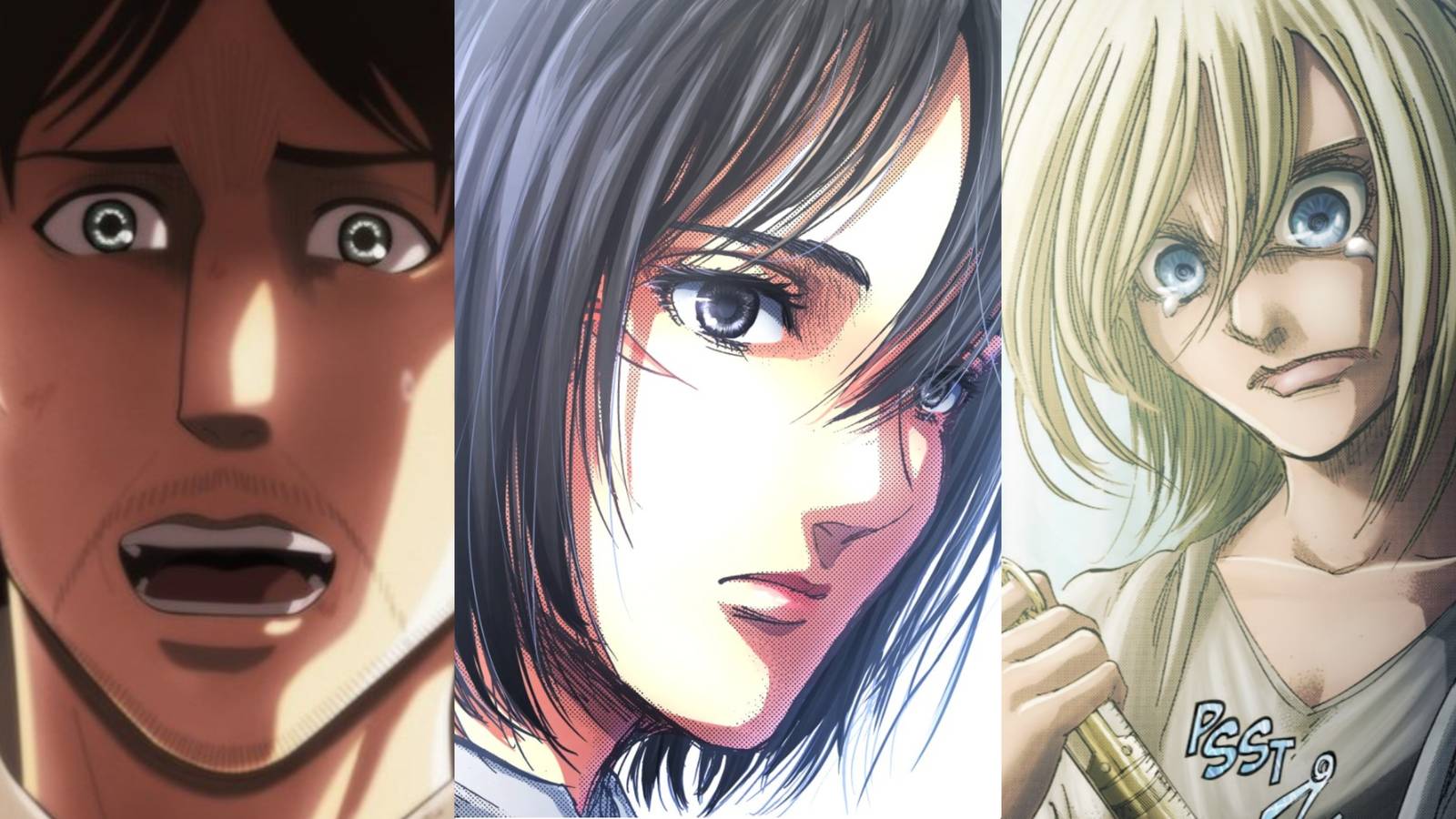 1600x900 Attack On Titan Characters That Are Better In The Manga