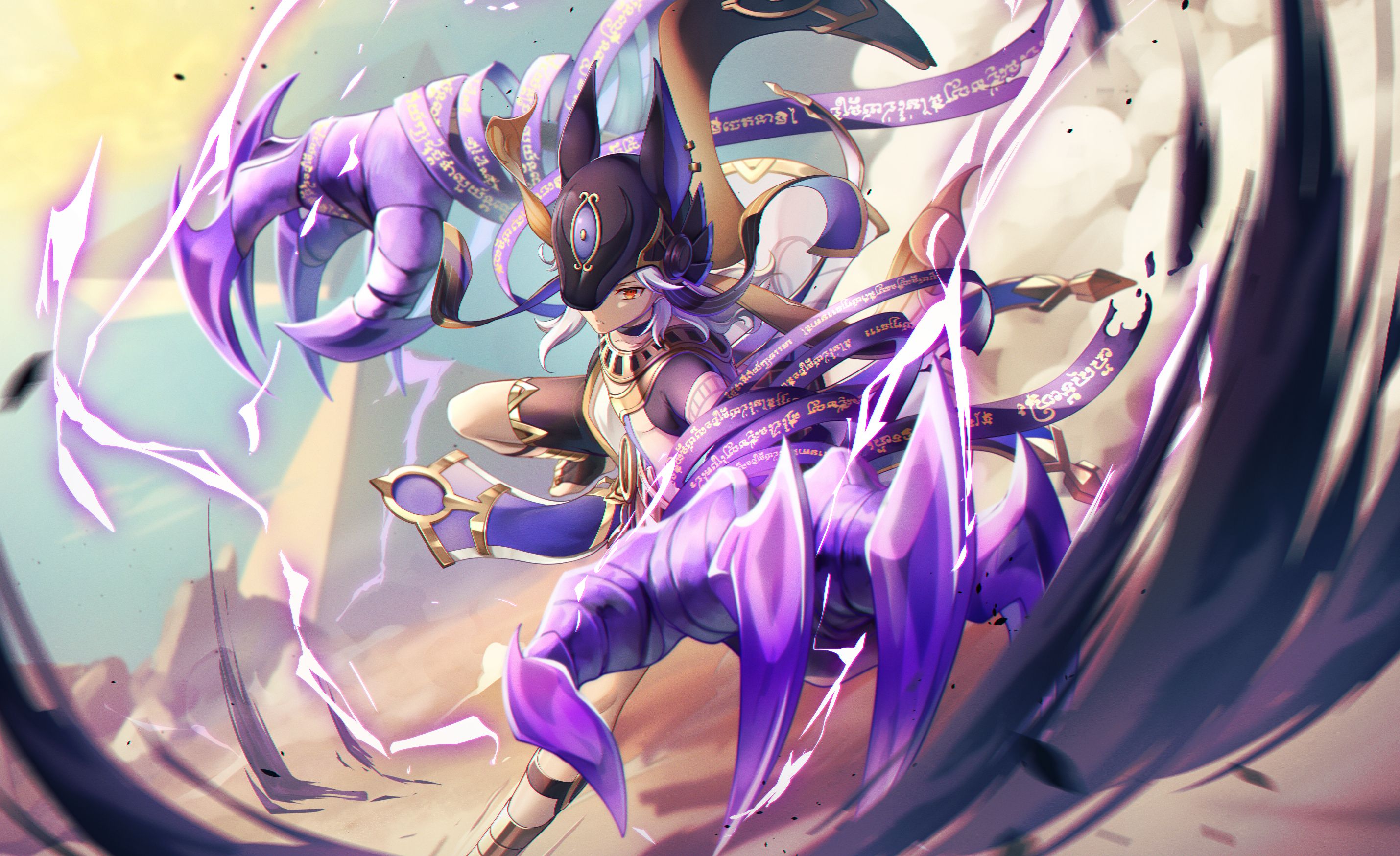 2859x1749 Cyno Genshin Wallpaper