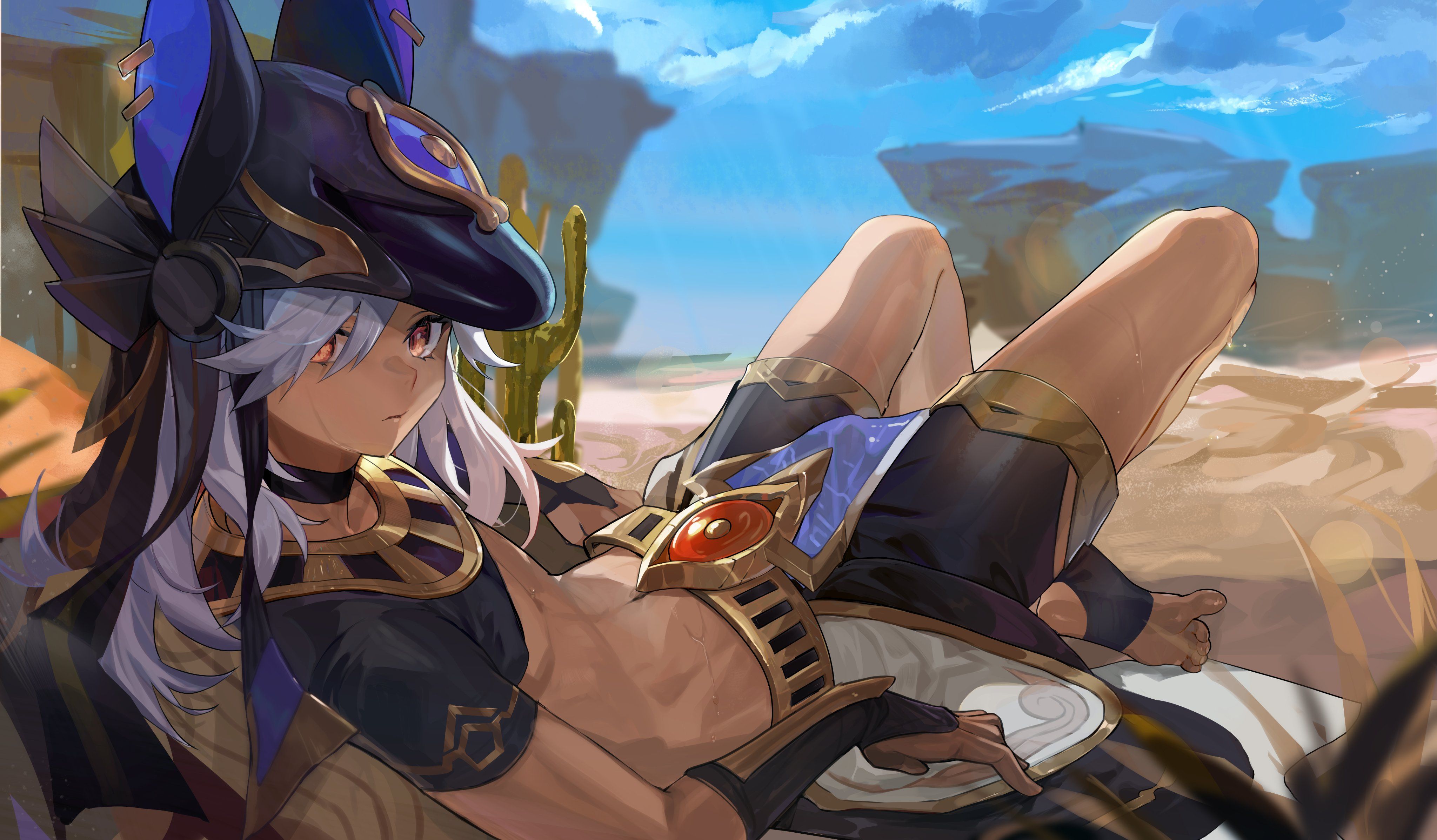 4096x2395 Download Cyno (Genshin Impact) Video Game Genshin Impact 4k Ultra HD Wallpaper