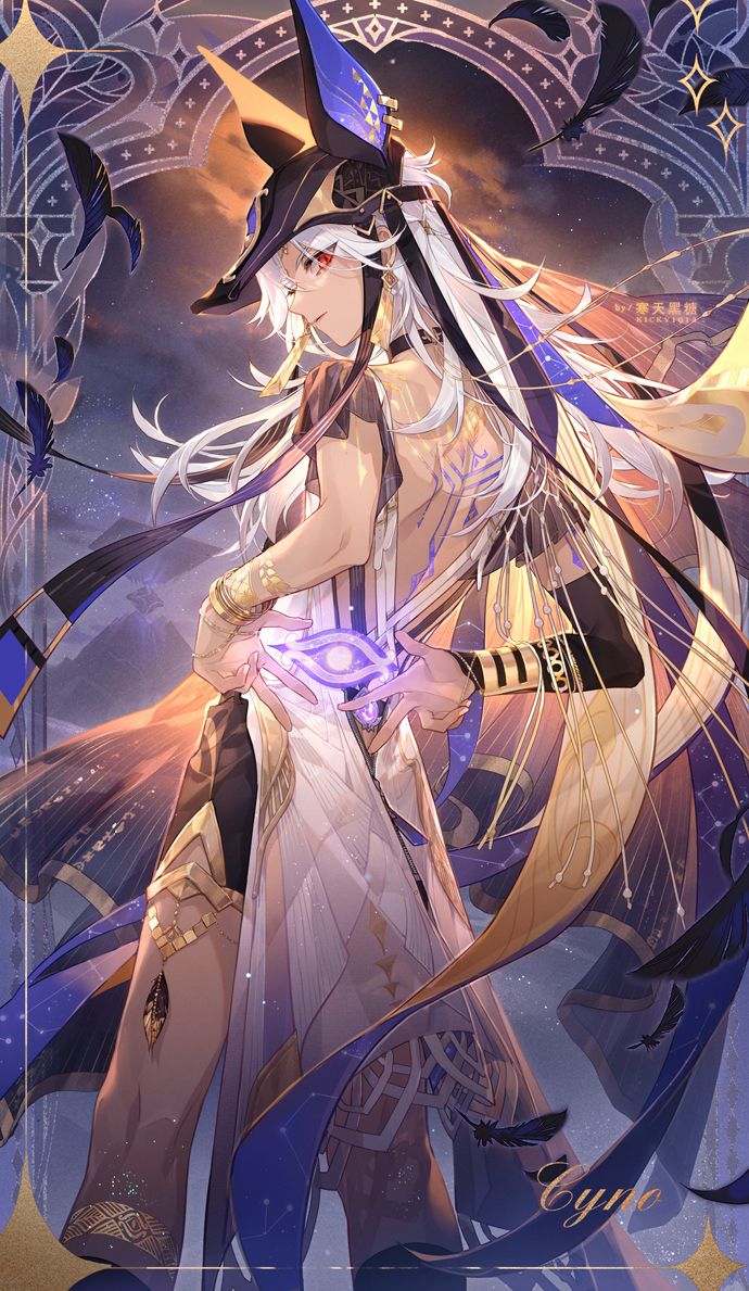 690x1189 Cyno Genshin Impact Wallpaper
