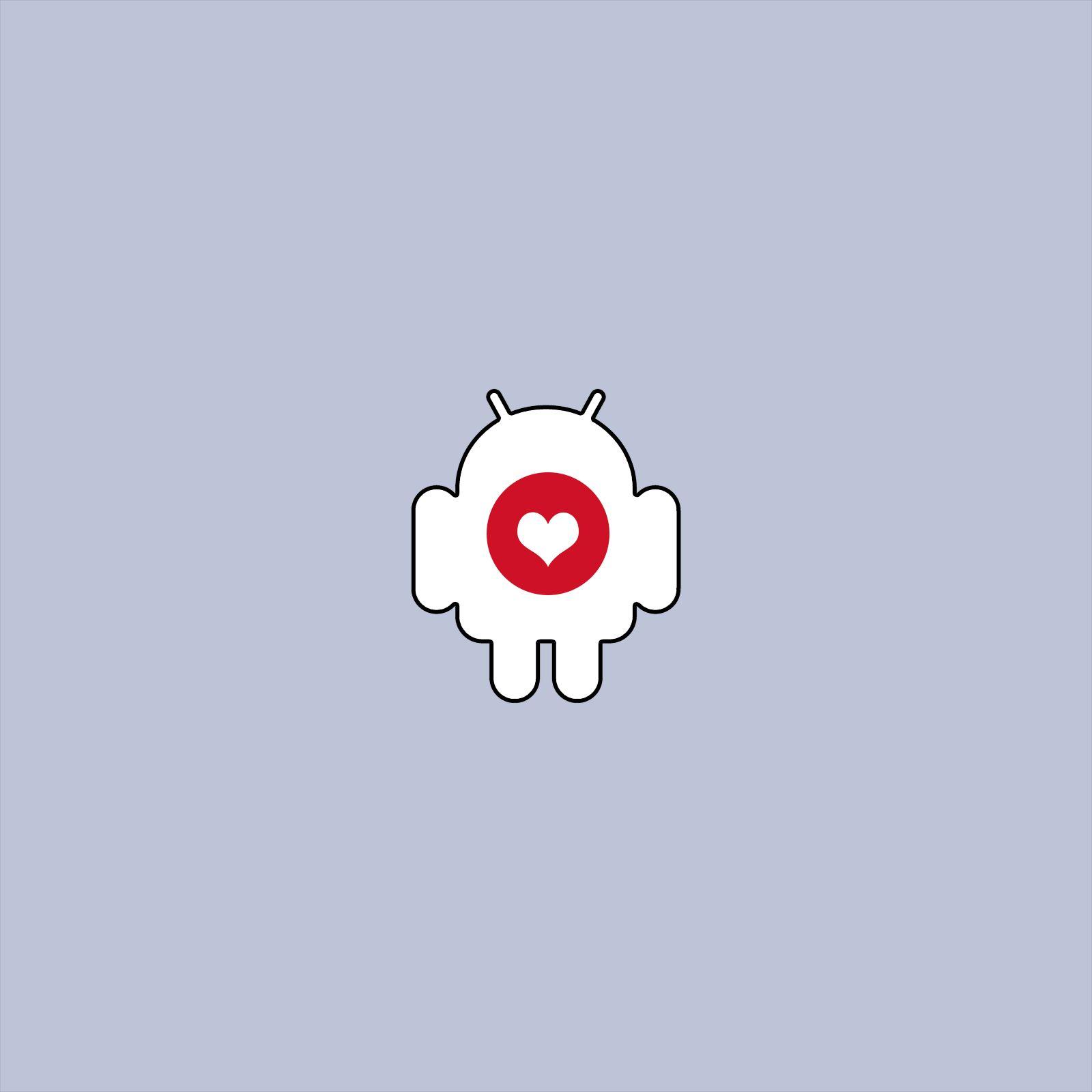 1600x1600 FruityMixer's Wallpaper: Heart Simple Android Wallpaprer High