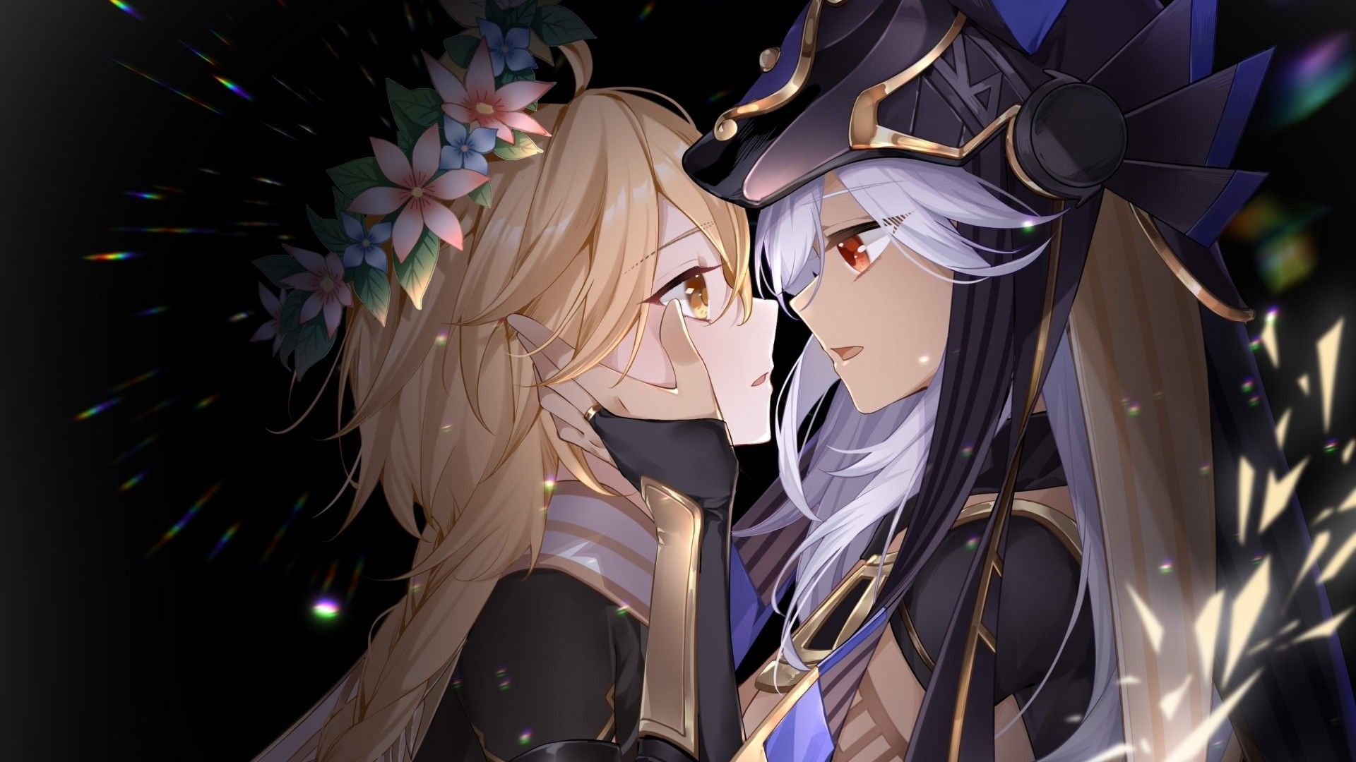 1920x1080 Aether x Cyno HD Genshin Impact Wallpaper