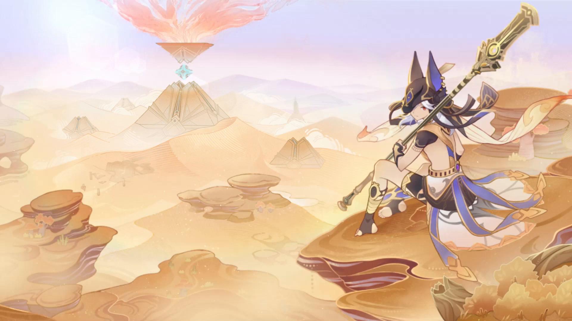 1920x1080 Cyno Trial of the Scorching Sands Live Wallpaper