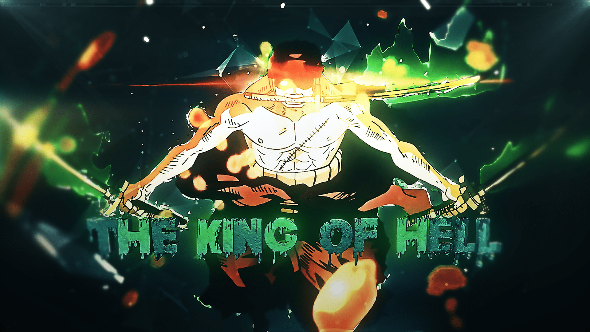 1920x1080 King Of Hell Zoro Desktop Wallpaper