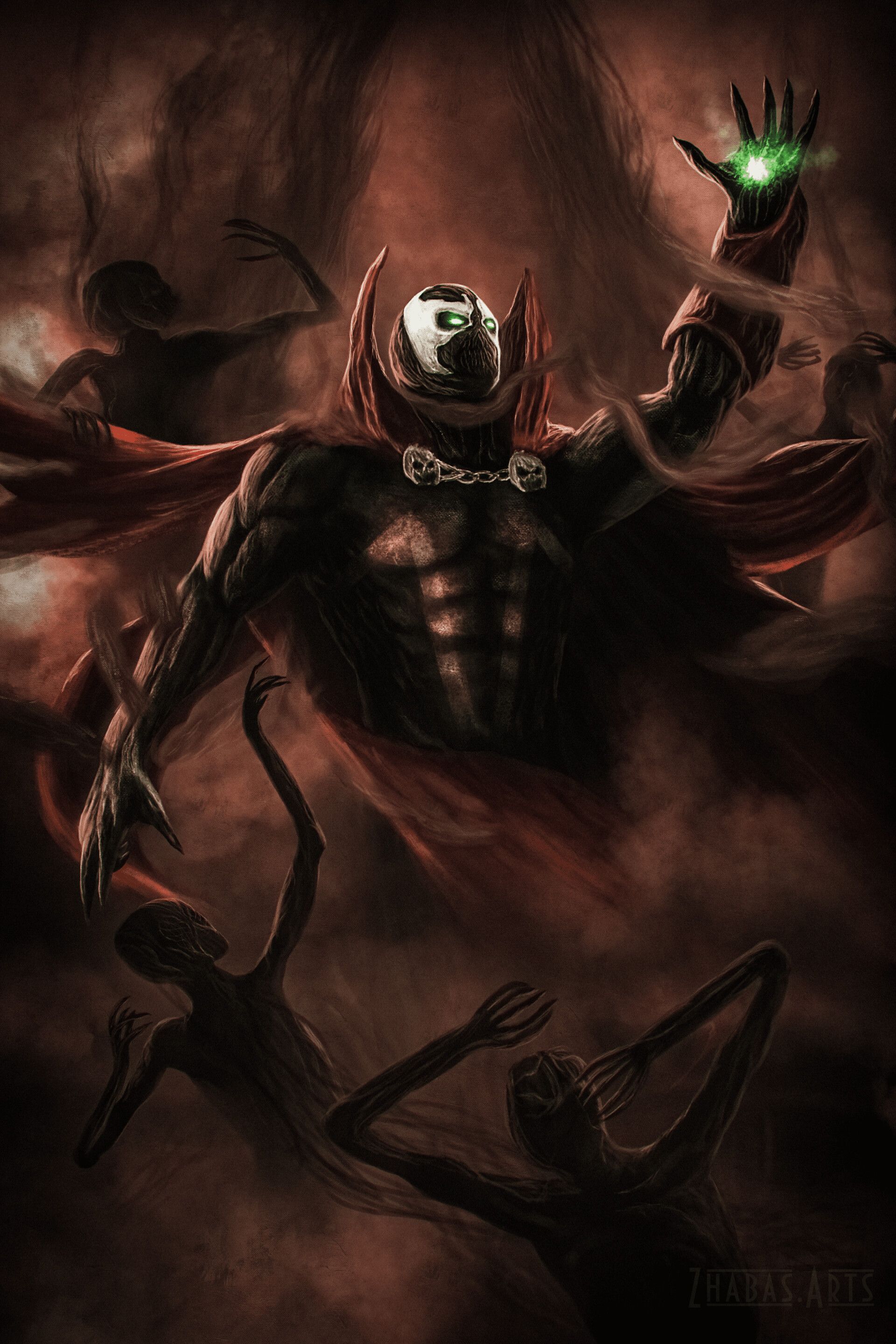1920x2880 SPAWN, KING OF HELL