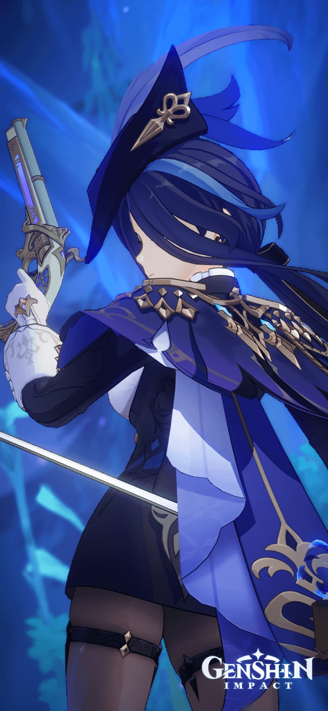 640x1386 Cool Pic Of Clorinde I Took, Might Be Good For Phone Wallpaper : R Genshin_Impact