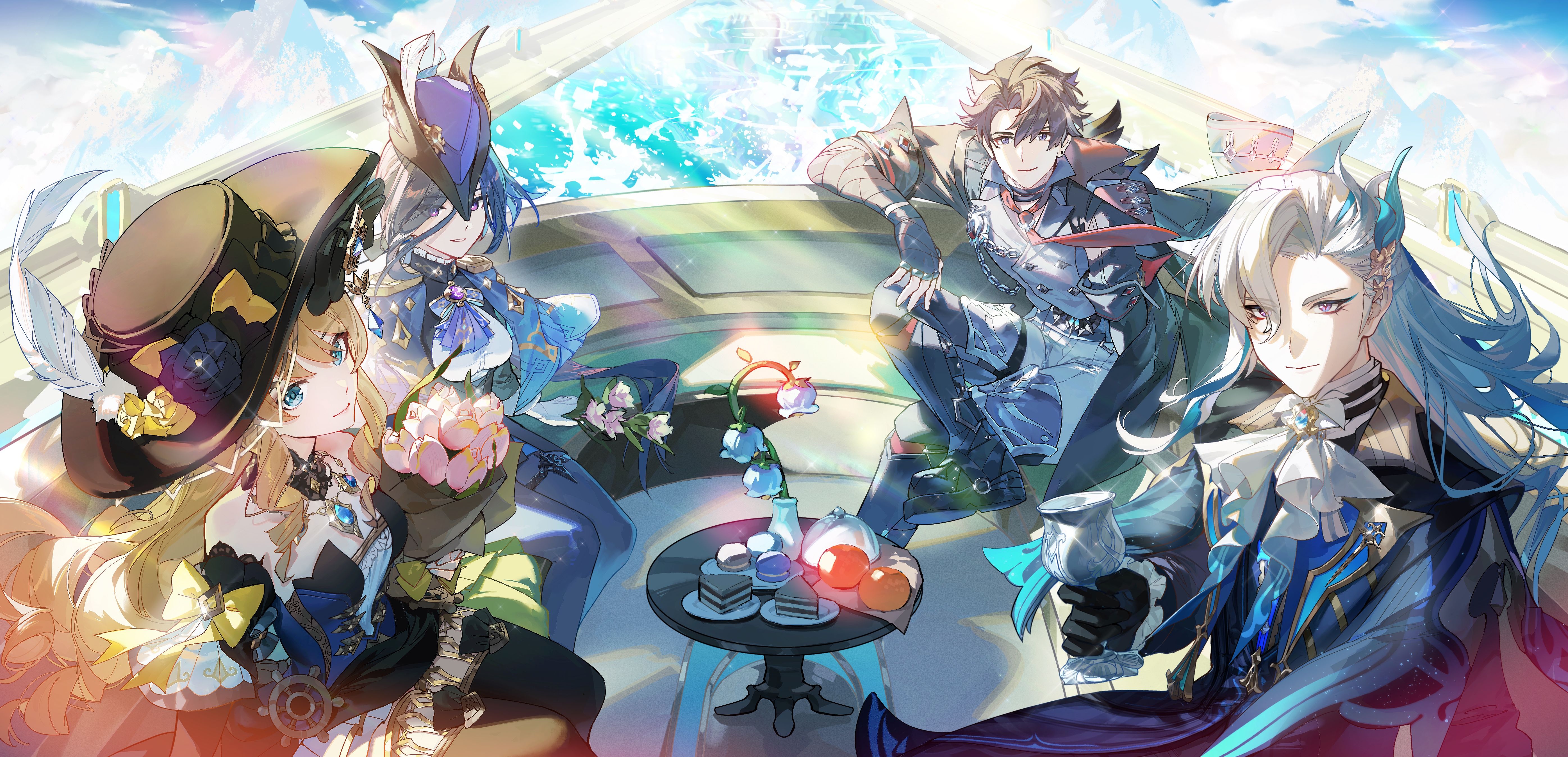 5583x2700 Clorinde Desktop Wallpaper