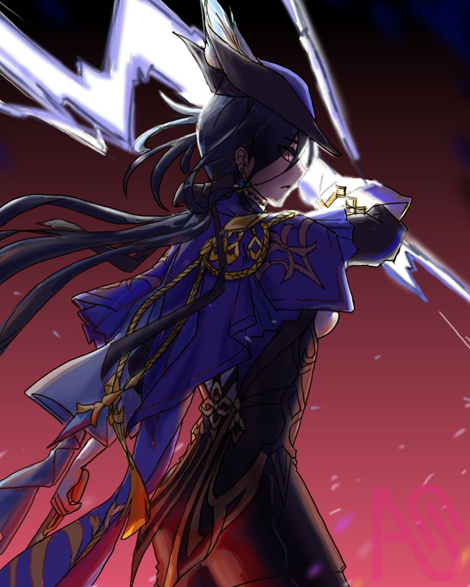 960x1200 Clorinde (Genshin Impact) Fanart Zainzui ART street