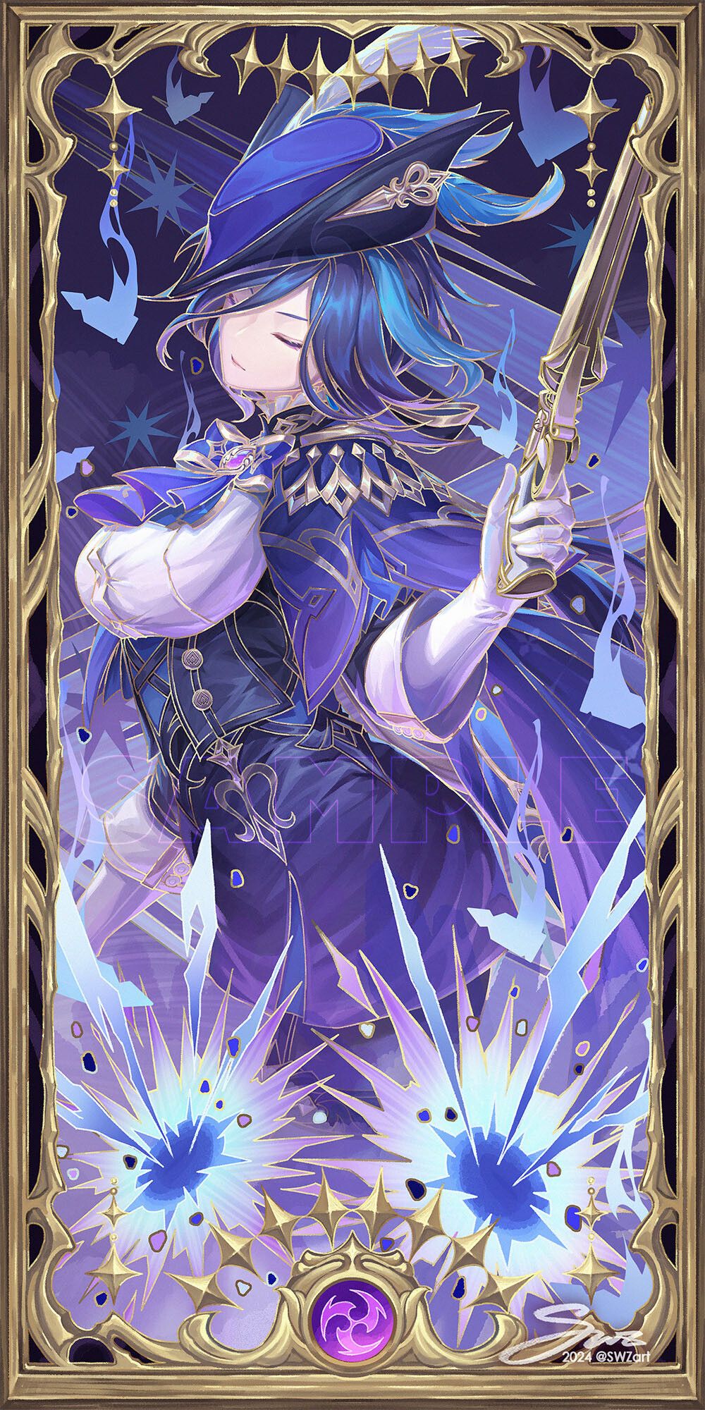 1000x2000 【Genshin】Clorinde