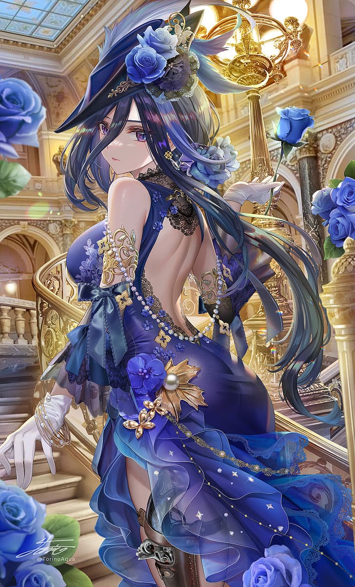728x1204 Clorinde (Genshin Impact) 1080P, 2K, 4K, 5K HD wallpaper free download