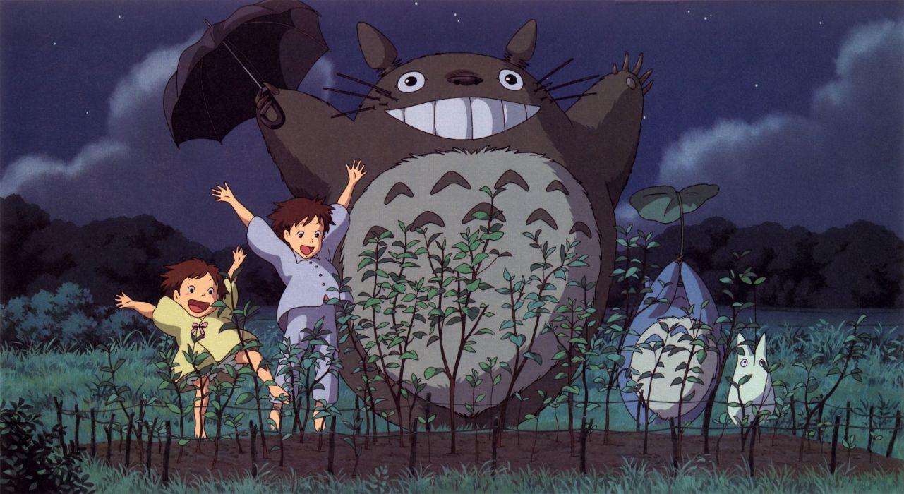1281x700 Cartoons Hayao Miyazaki Totoro animation My Neighbour Totoro