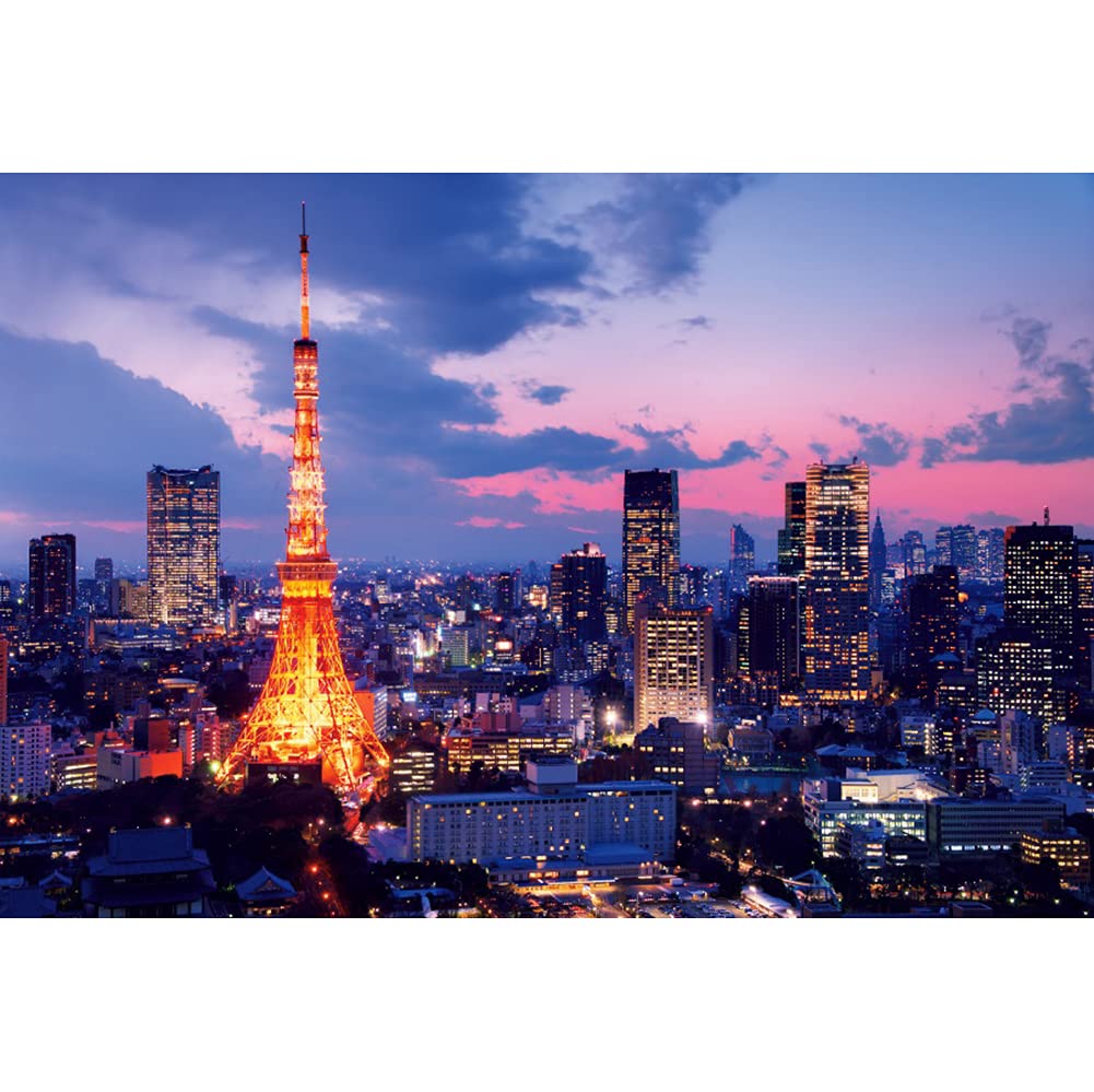 1001x999 Amazon.com : 9x6FT Japan Tokyo City Night View Photo Backdrop Aerial View Shining Lights High Building Bright Tower for Photography Home Office Decor Wallpaper Live Studio Photo