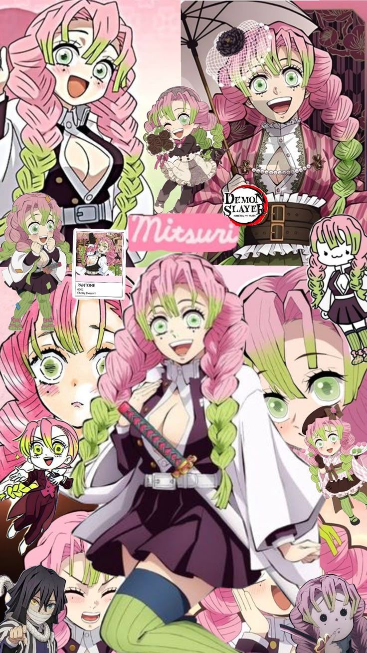 736x1308 Mitsuri Kanroji#mitsuri #kanroji #kny #Manga #anime #demonslayer #wallpaper