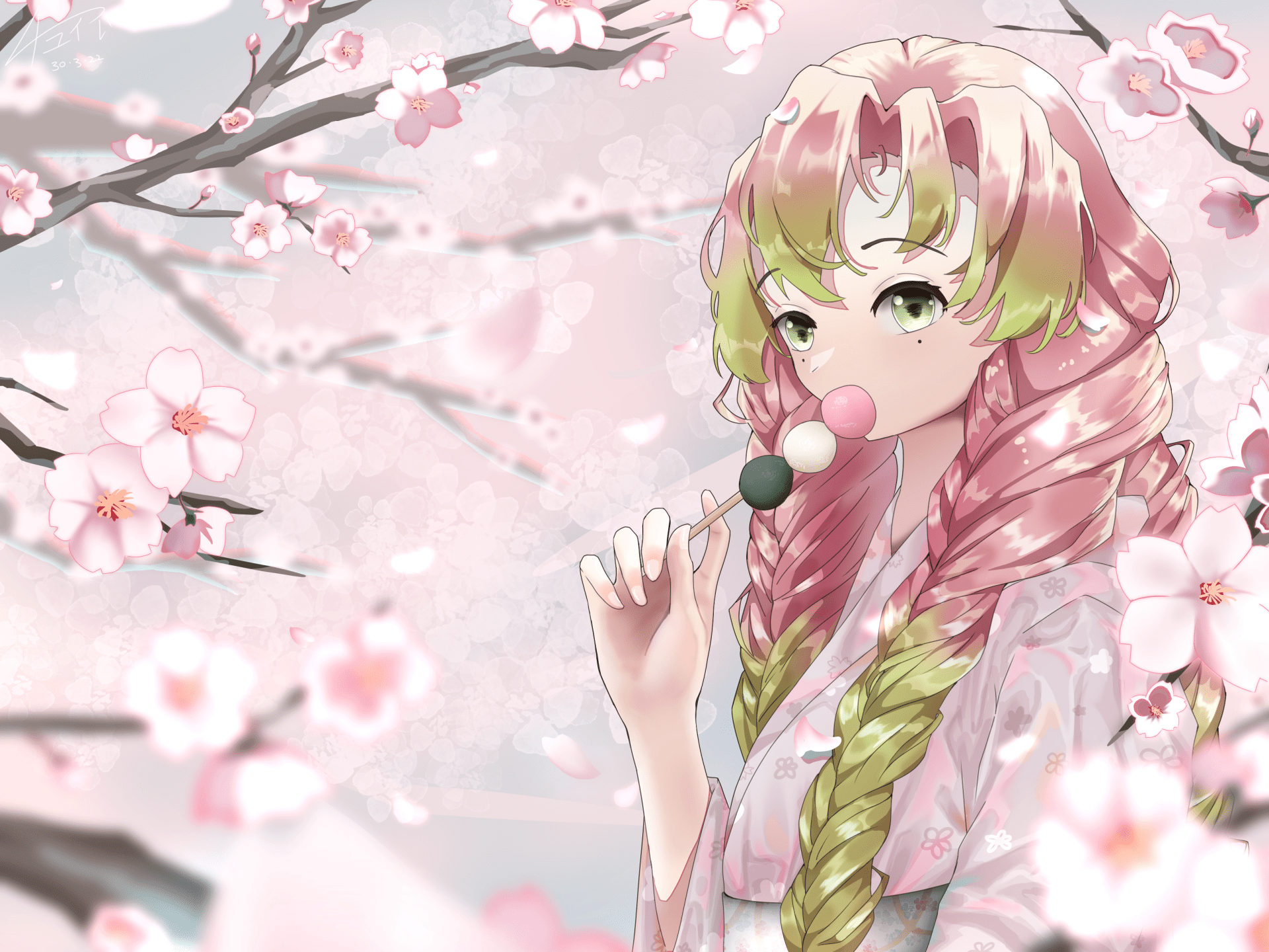 1920x1440 Mitsuri Kanroji HD Wallpaper