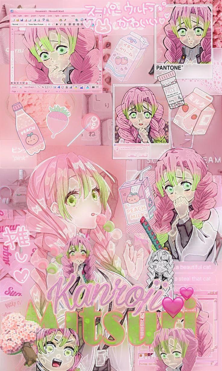 736x1230 Chibi Mitsuri Wallpaper