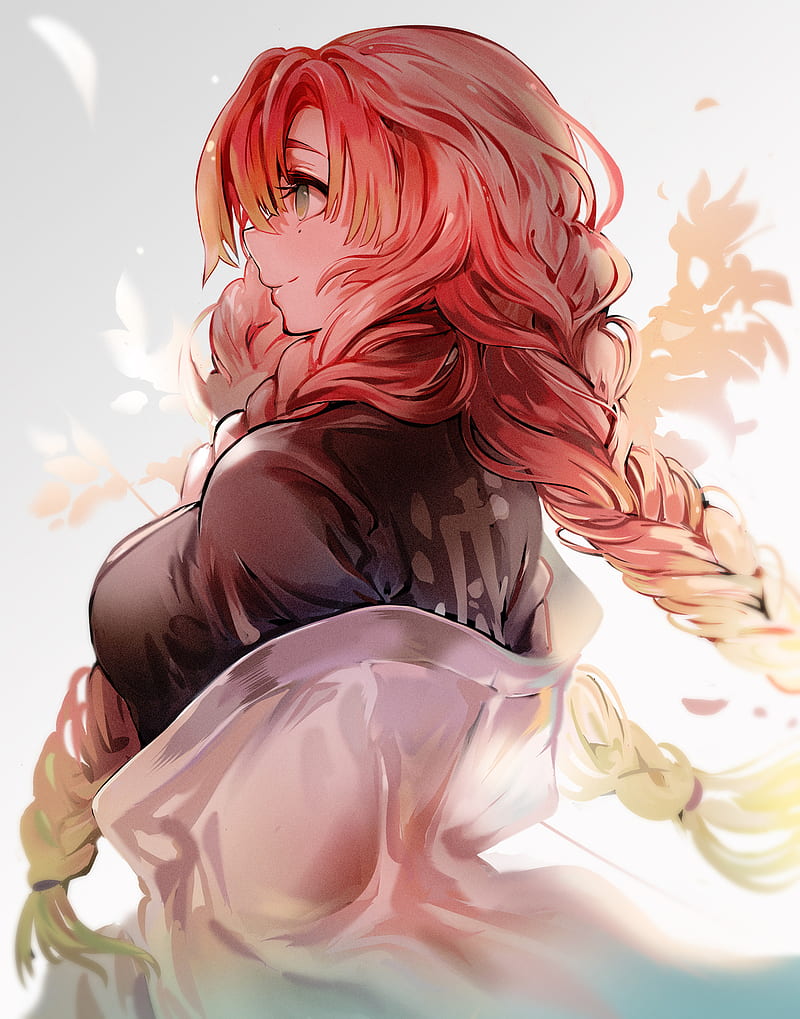 800x1019 Mitsuri kanjiro, mitsuri kanjiro, realaxing, demonslayer, anime, HD phone wallpaper