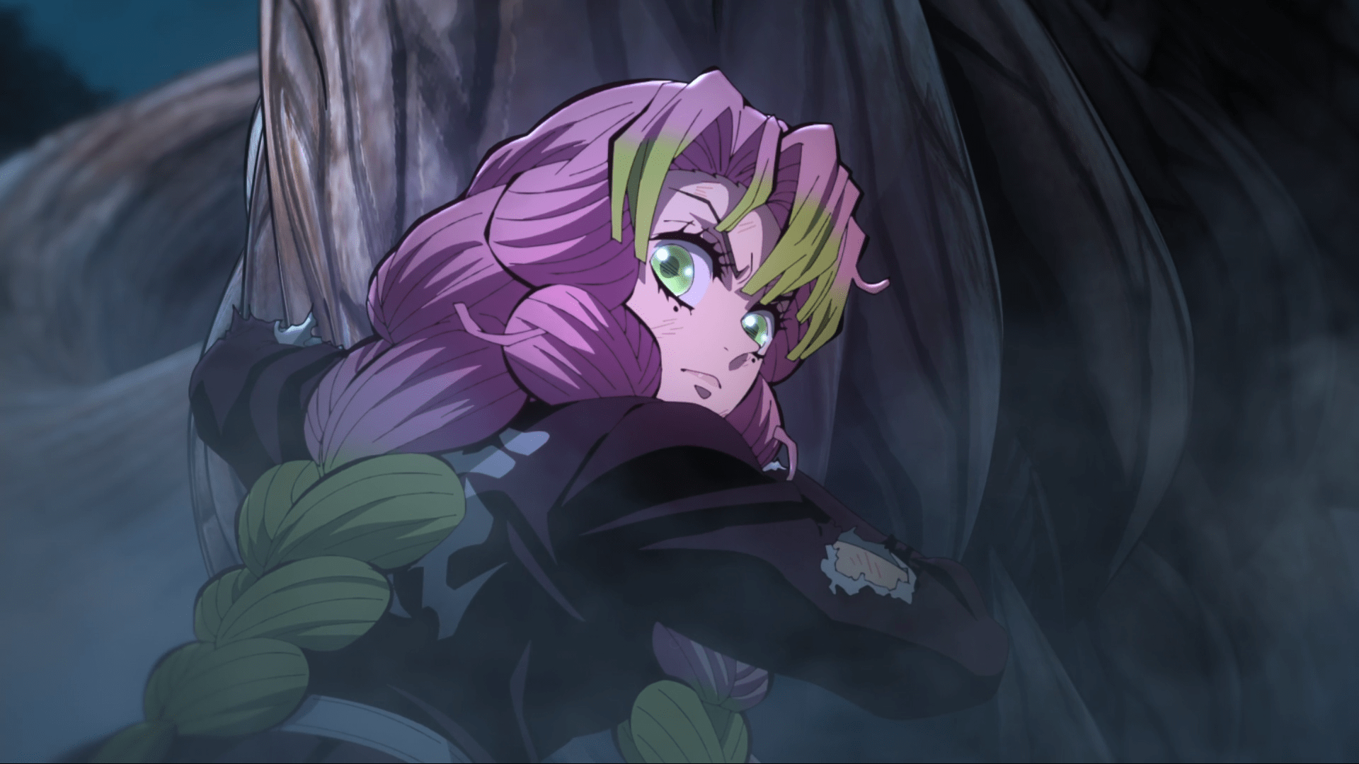 1920x1080 Mitsuri Kanroji HD Wallpaper. Demon Slayer: Kimetsu no Yaiba Anime Art