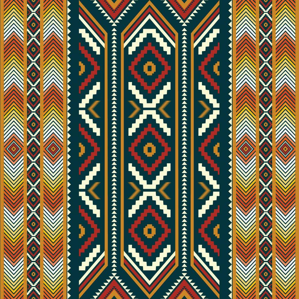 980x980 The geometric ethnic pattern of traditional style. Navajo, America Indian patterns. Design for background, wallpaper, clothing, wrapping, Batik, fabric, and prints. Vector illustration