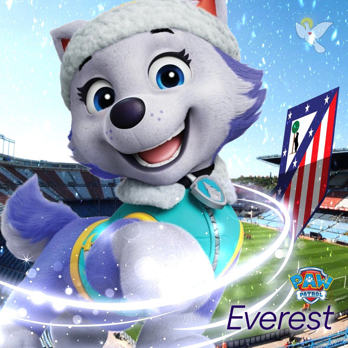 1200x1200 Paw Patrol Ceiling Tile Graphics for Everest and Liberty Made as one of my last projects for my advanced graphic design class. Would you guys want more? If so, who would you