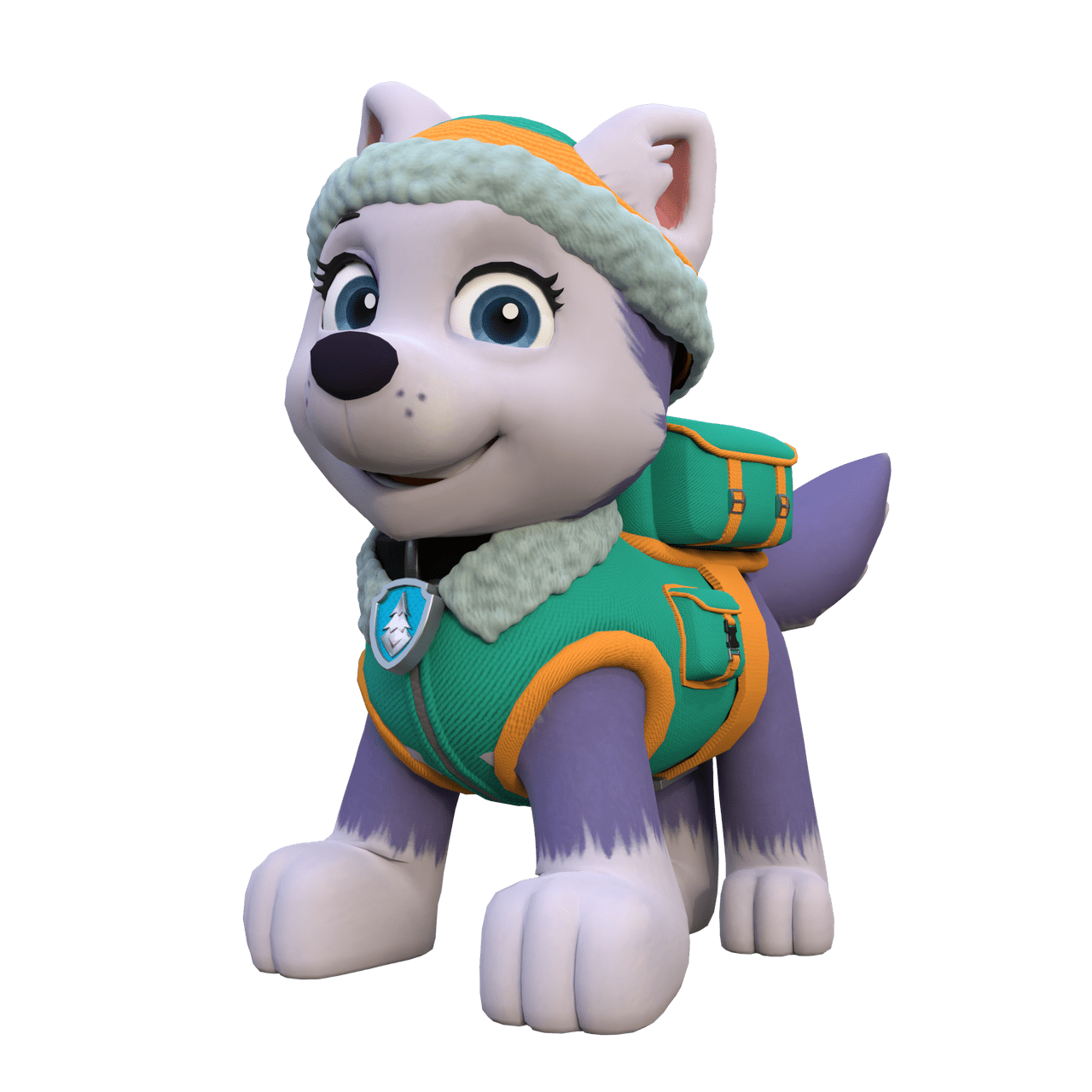1280x1280 Paw Patrol Everest PNG Transparent Image