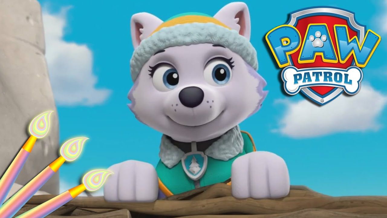 1280x720 PAW PATROL Coloring Book Pages Everest Episode Fun Coloring Videos for Kids