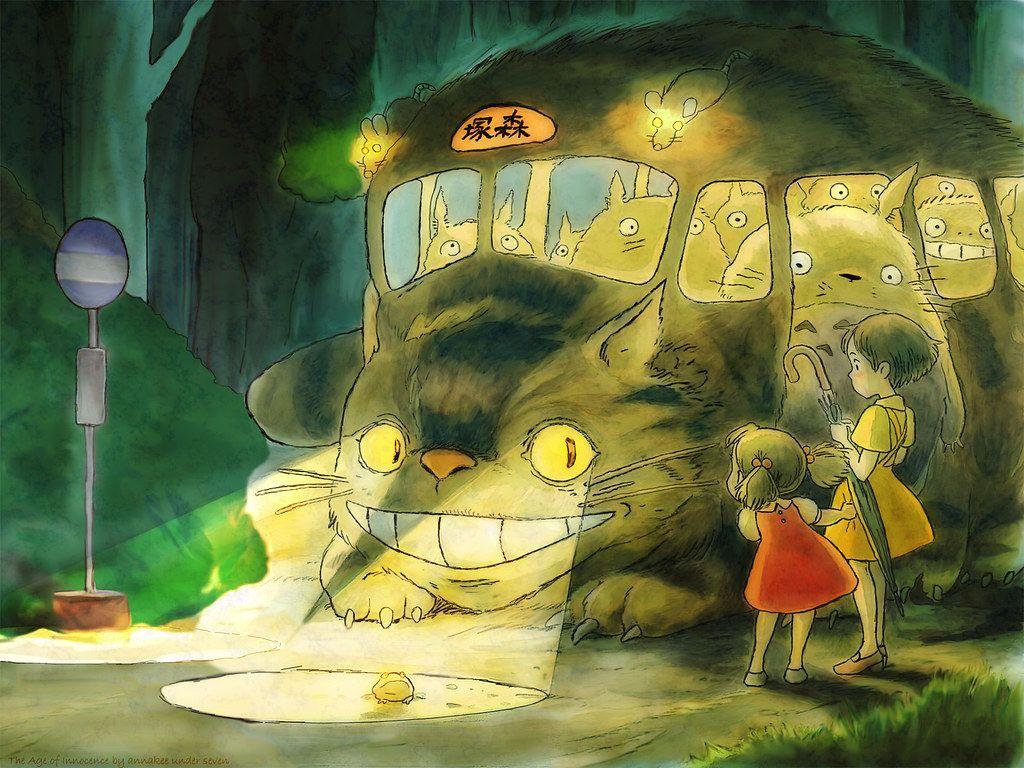 1024x768 Hayao Miyazaki Totoro My Neighbour Totoro Studio Ghibli HD