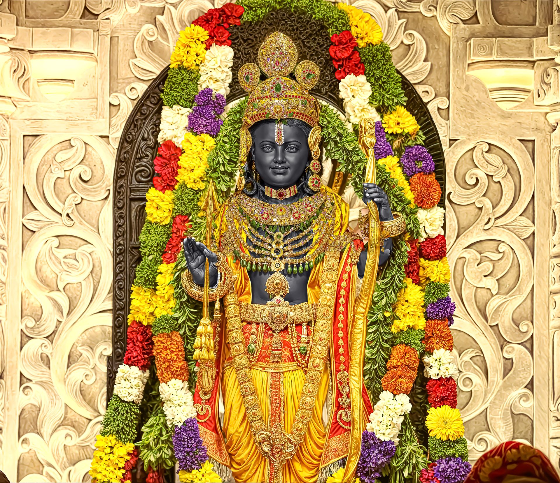 1920x1658 Shri Ram Lalla 4K Image. Ayodhya. Jai Shri Ram (2). Image - Behance