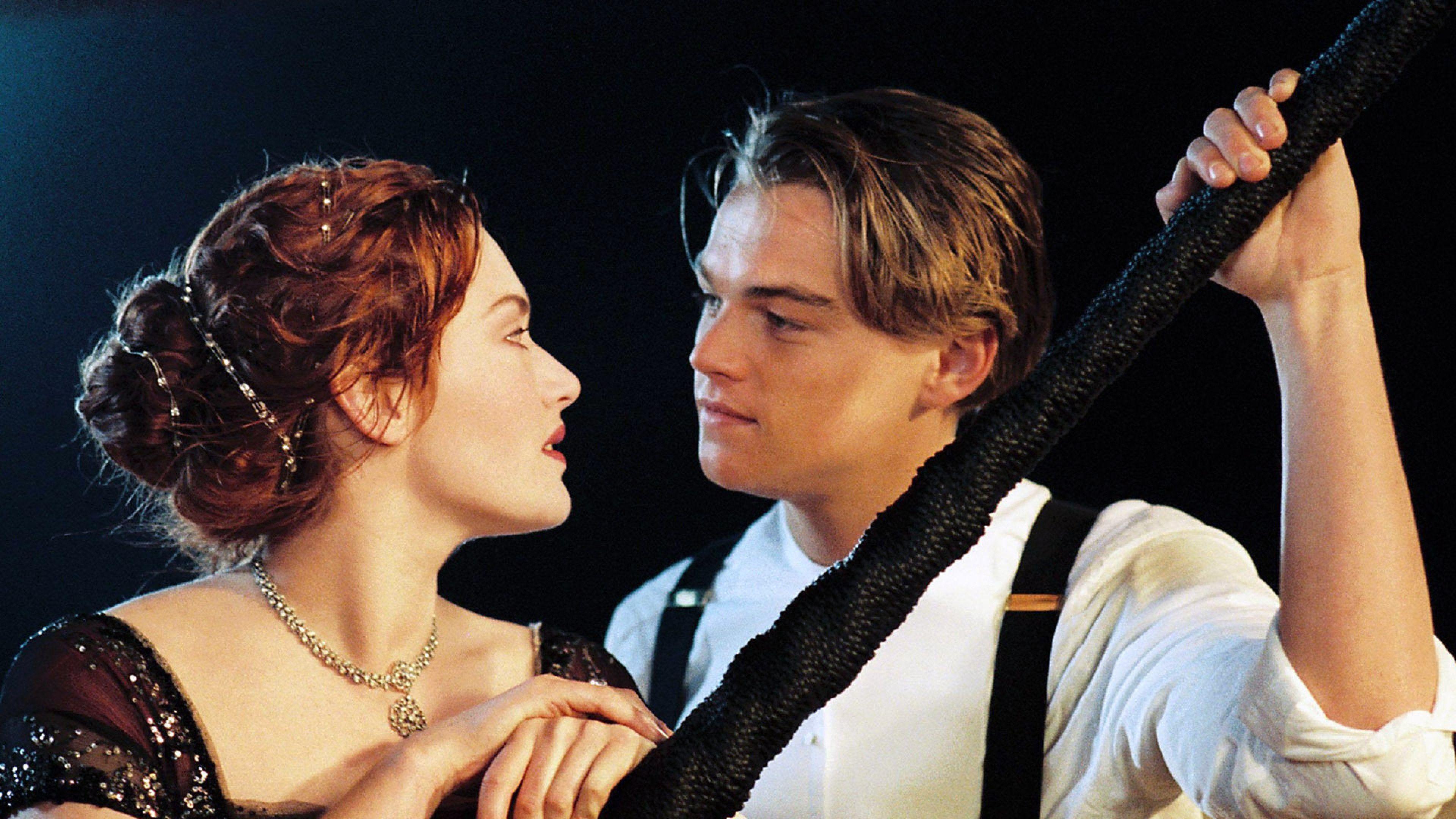 3840x2160 Kate Winslet và Leonardo trong phim Titanic, Phim HD, 4k