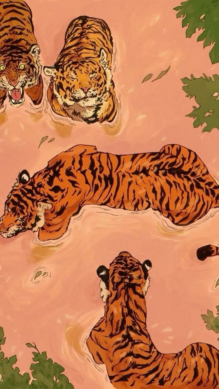 736x1308 background art. Art wallpaper iphone, Tiger art, Art wallpaper