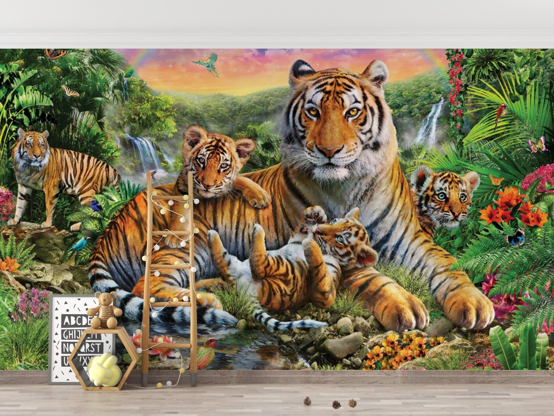1946x1460 Tiger Dynasty Wallpaper Mural