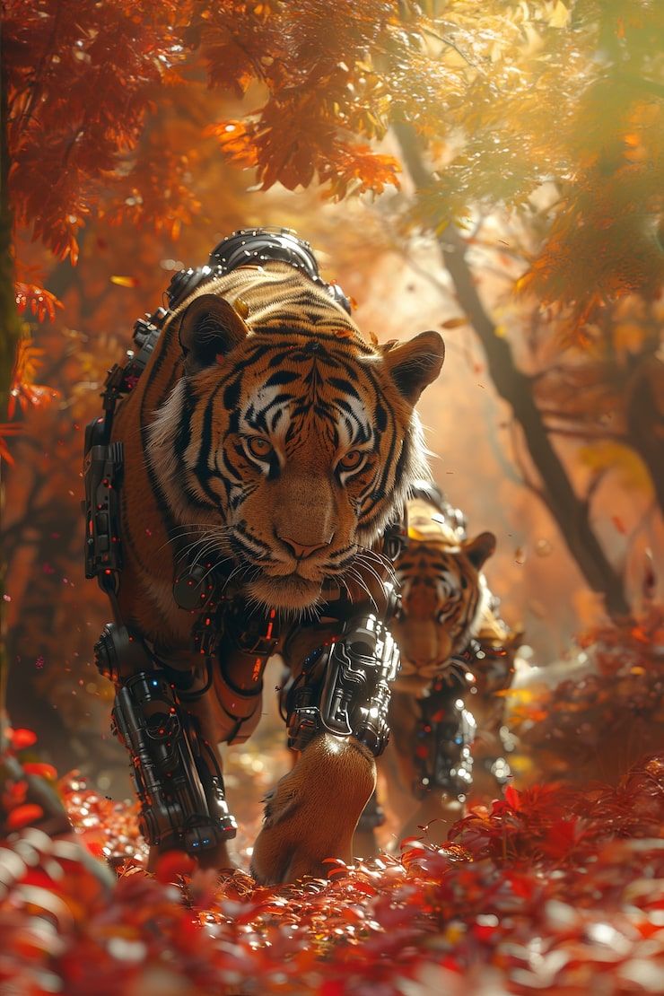 740x1110 Peaceful tiger drawing Image