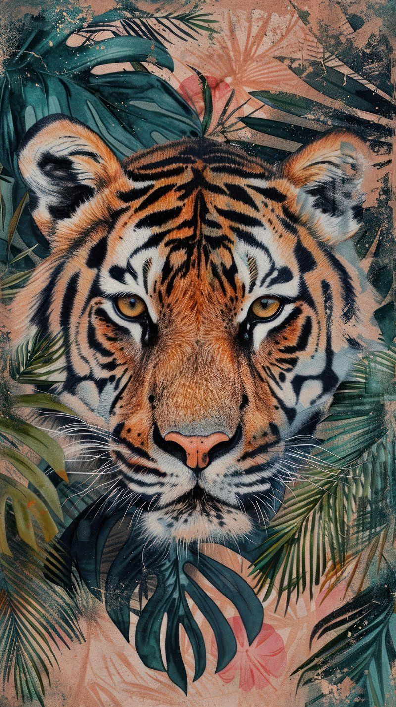 800x1427 Jungle Tiger Image Wallpaper