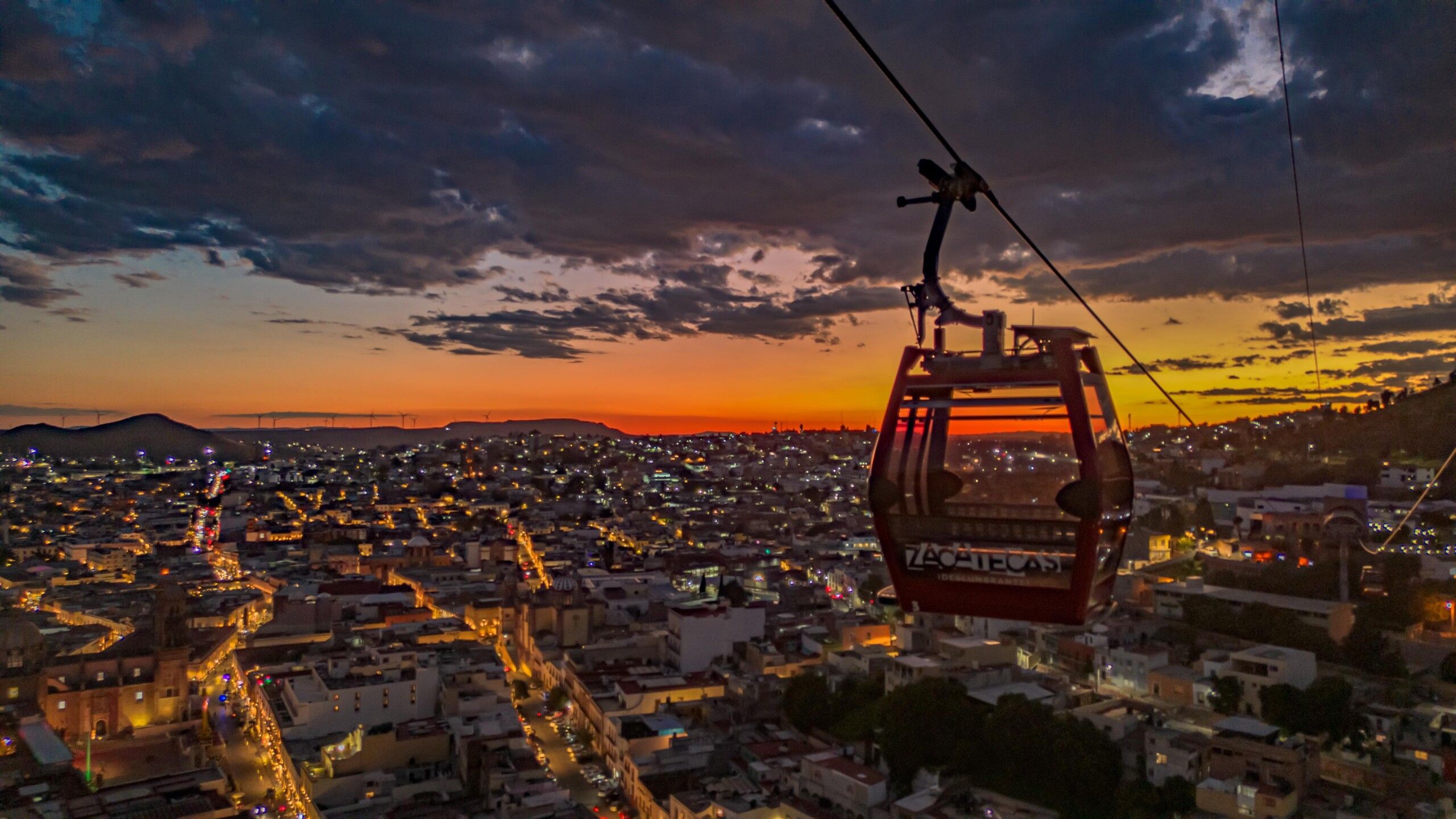 2560x1440 Zacatecas Cablecar