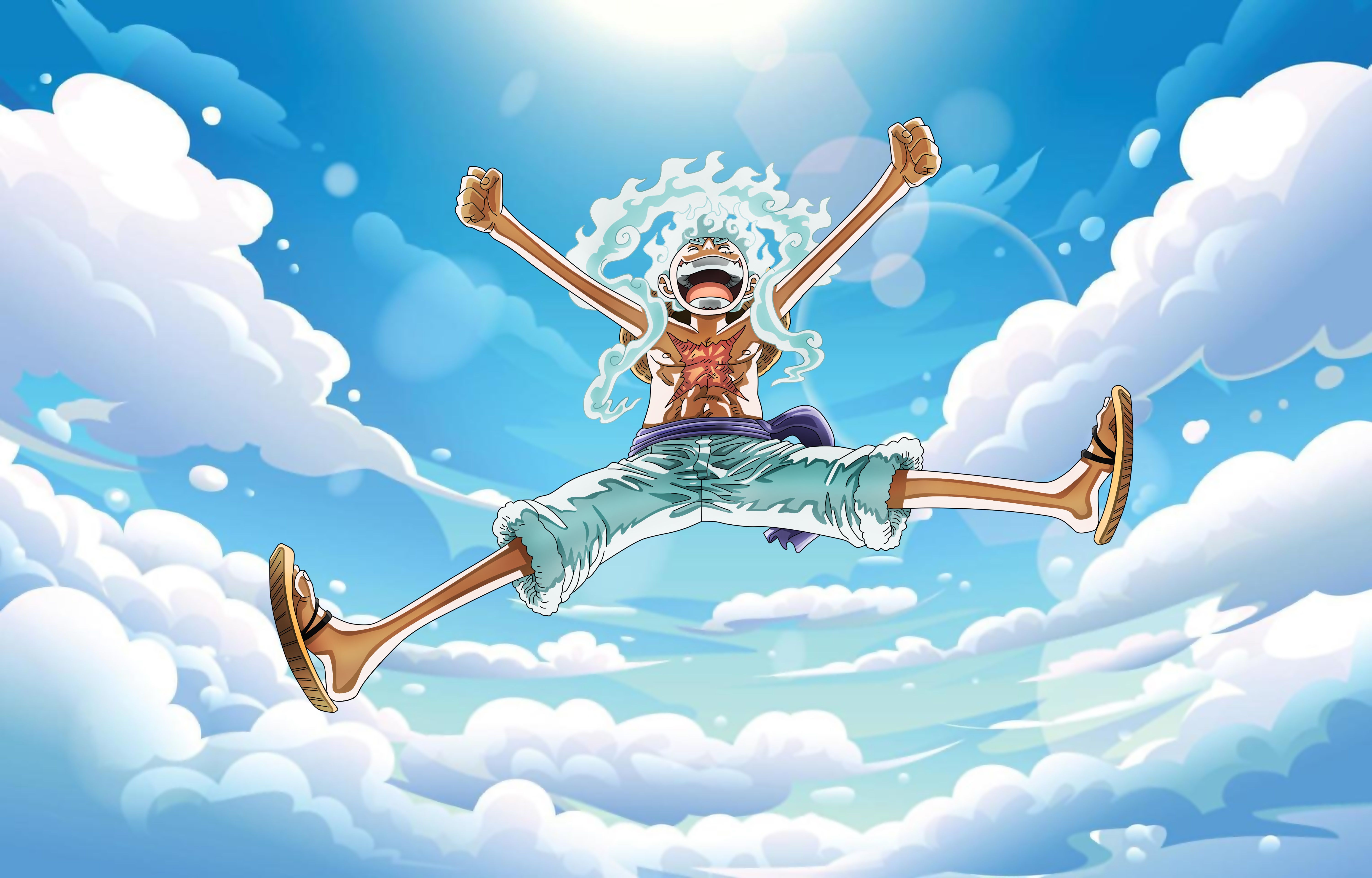6001x3841 Luffy Gear 5 Wallpaper and Background