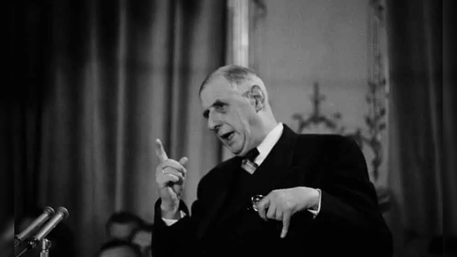 1600x900 charles de gaulle: Quote of the Day by Charles de Gaulle: “I respect only those who resist me, but cannot tolerate them.” Economic Times