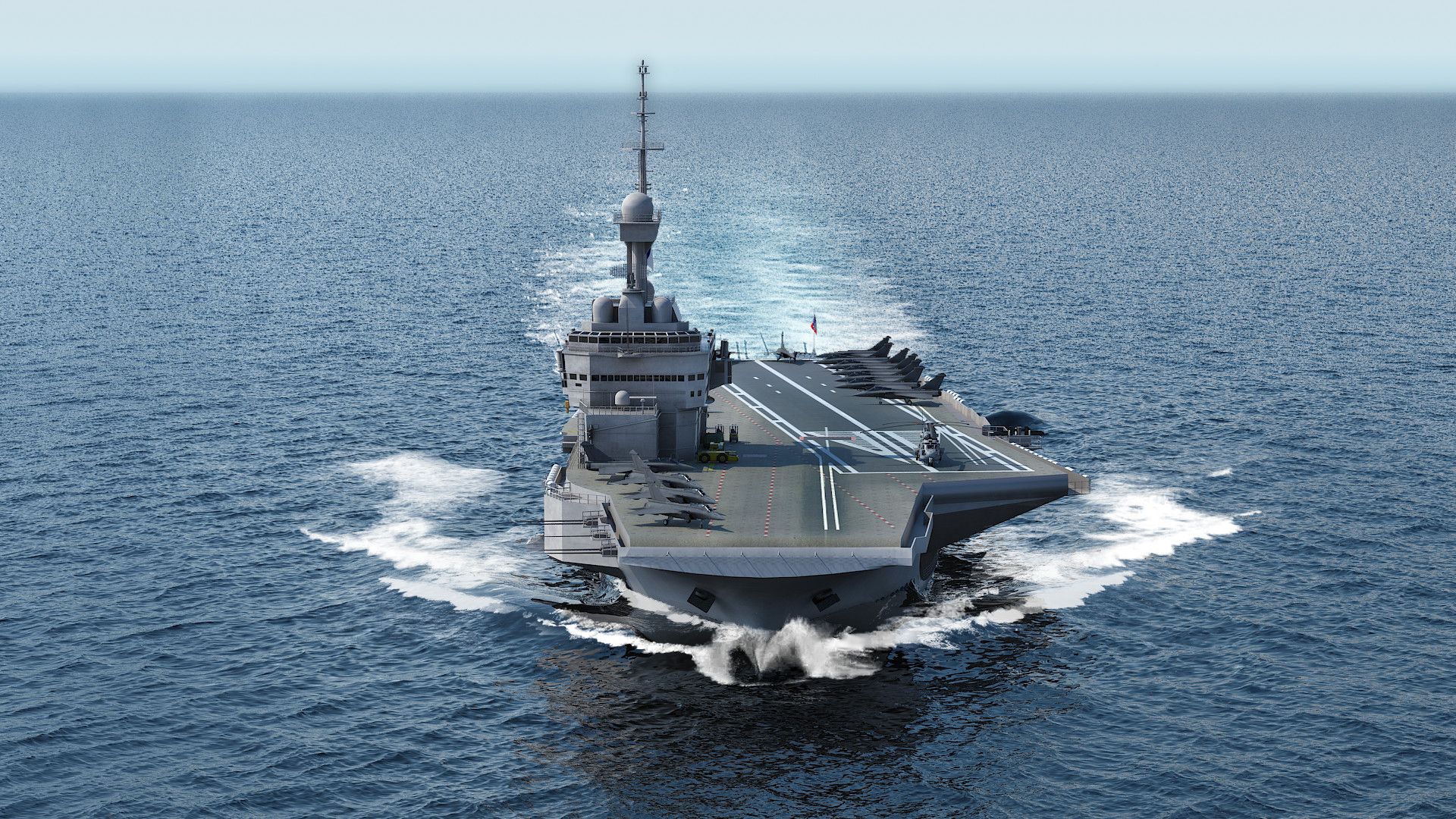 1920x1080 Rémy Trappier Aircraft Carrier Charles de Gaulle