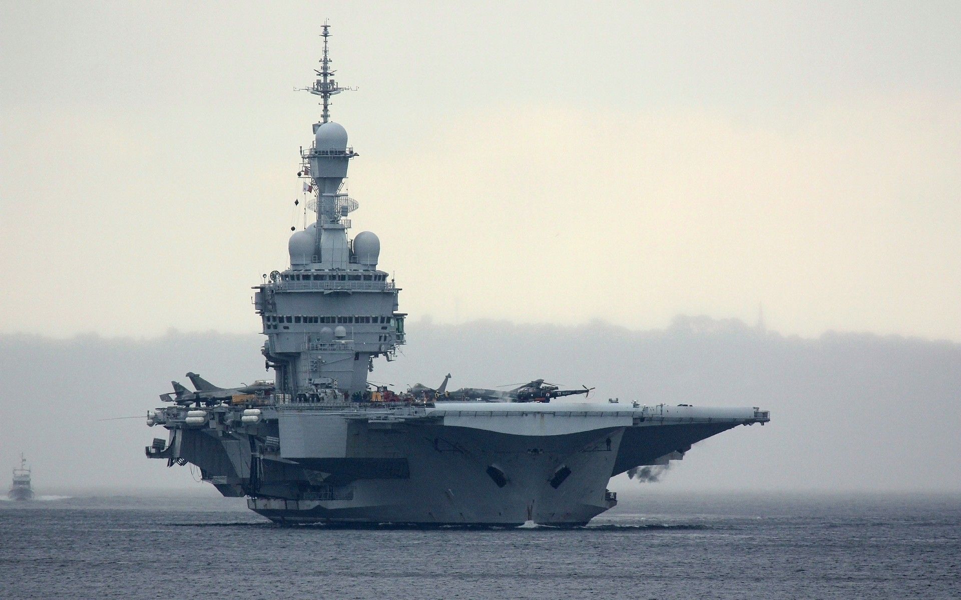 1920x1200 Wallpaper France, the carrier, the plane, closeup, Charles de Gaulle for mobile and desktop, section оружие, resolution 1920x1200