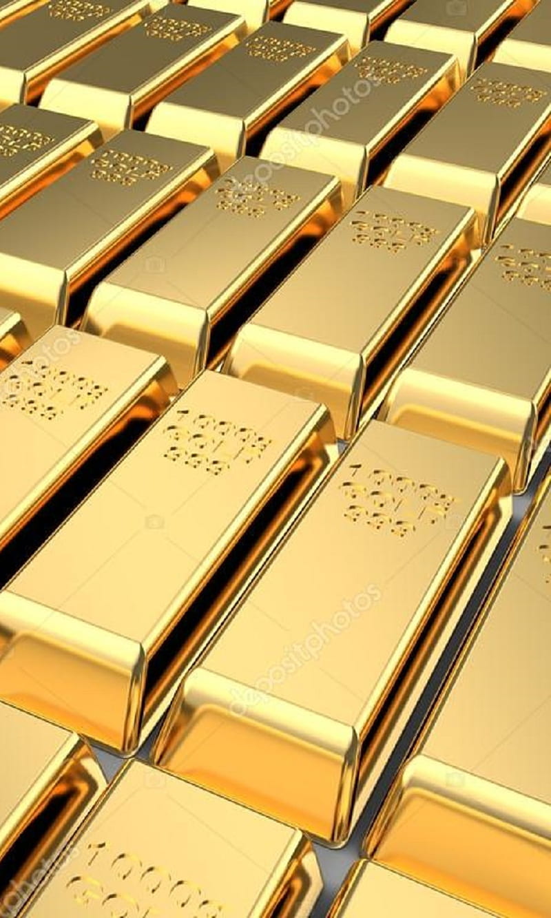 800x1333 Gold Bar, bar, gold, HD phone wallpaper