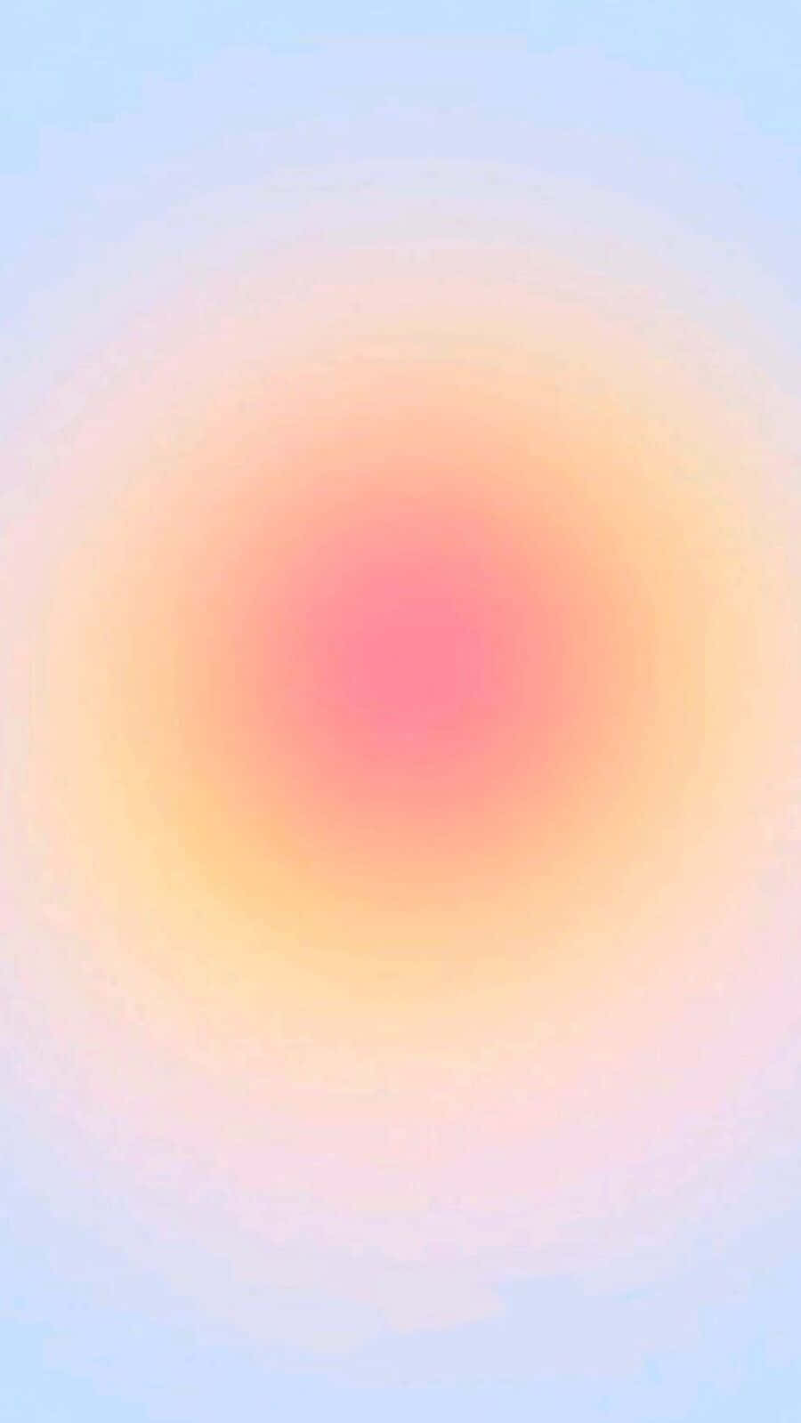 900x1599 Download Soft Gradient Sunset Aura Wallpaper